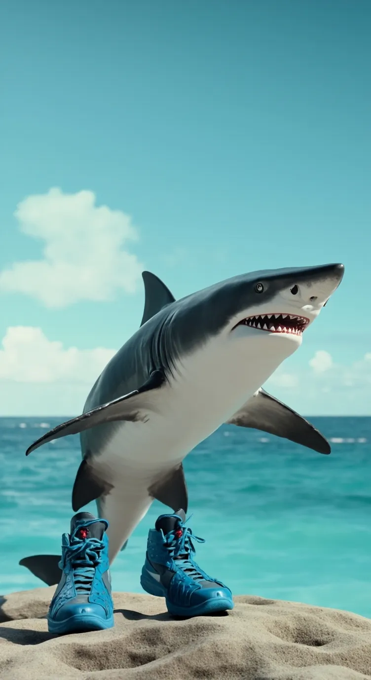 ai character: Tralalalelo trlala background