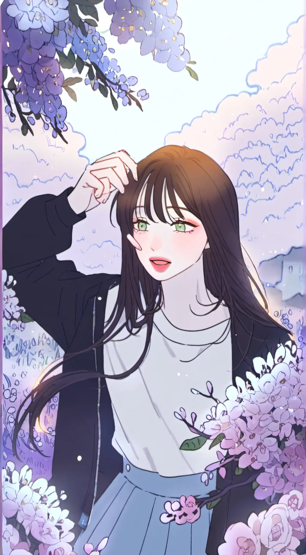 ai character: Serena background