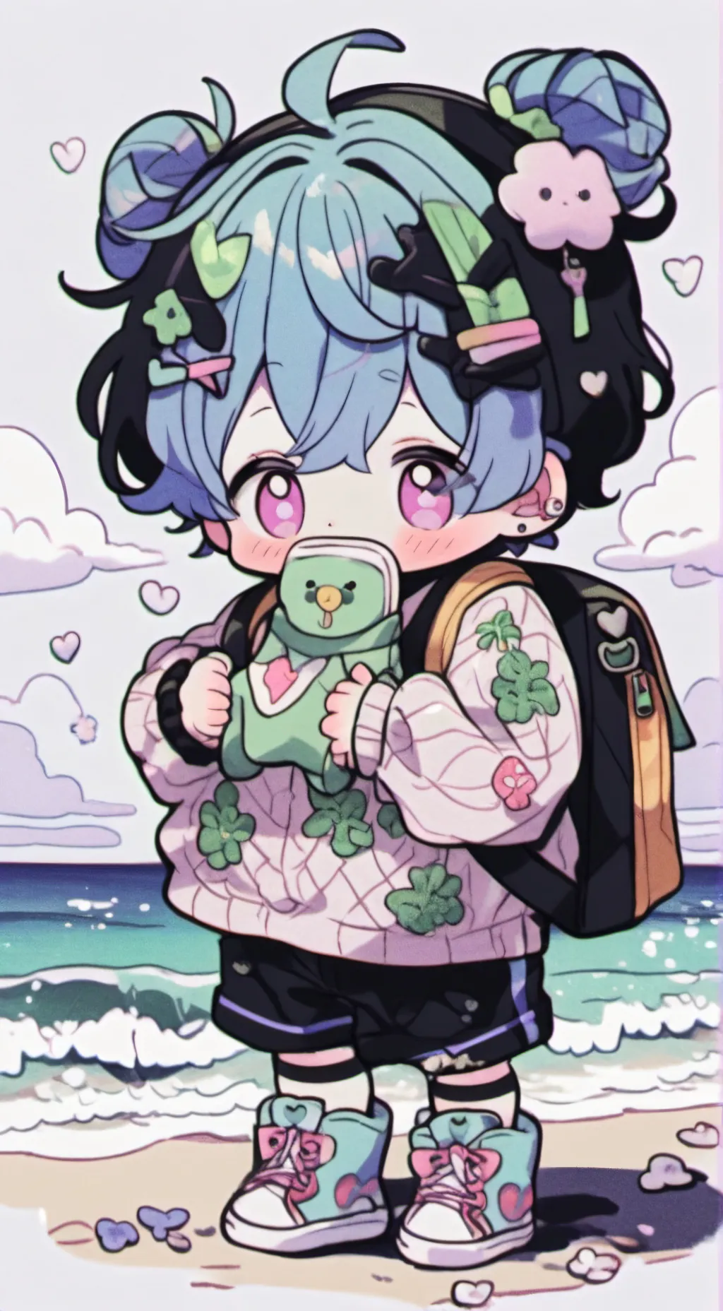 ai character: Frankie background