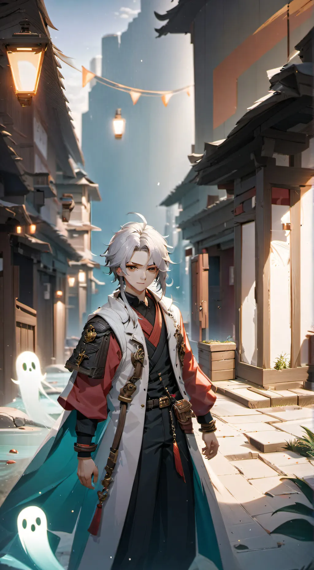 ai character: ghost/portrayer background