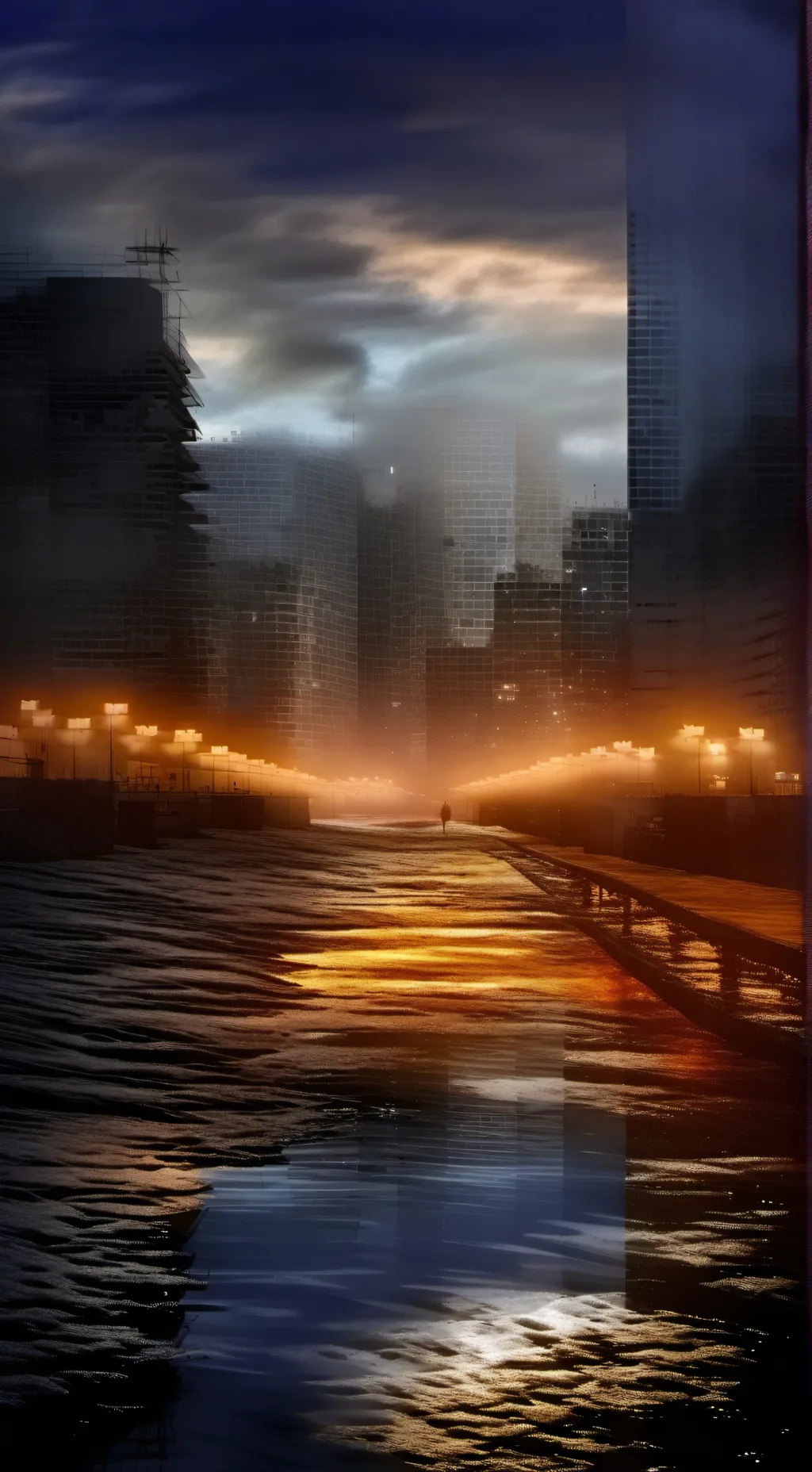 ai character: lugar misterioso background