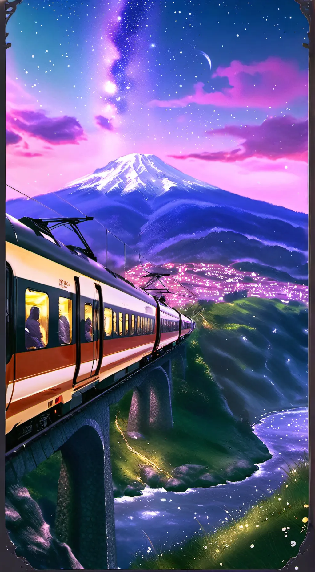 ai character: dw en el metro background