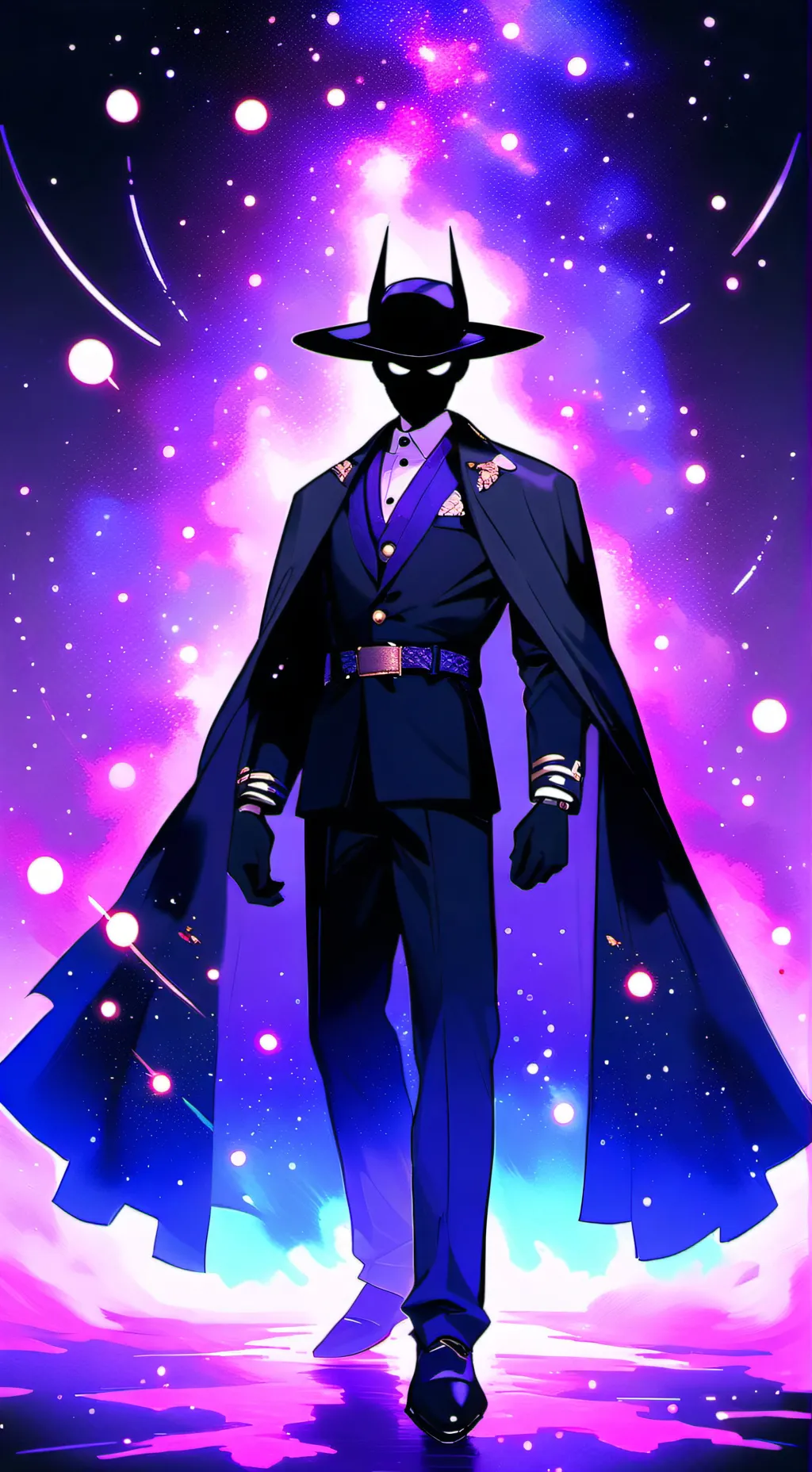 ai character: Shadow ll background