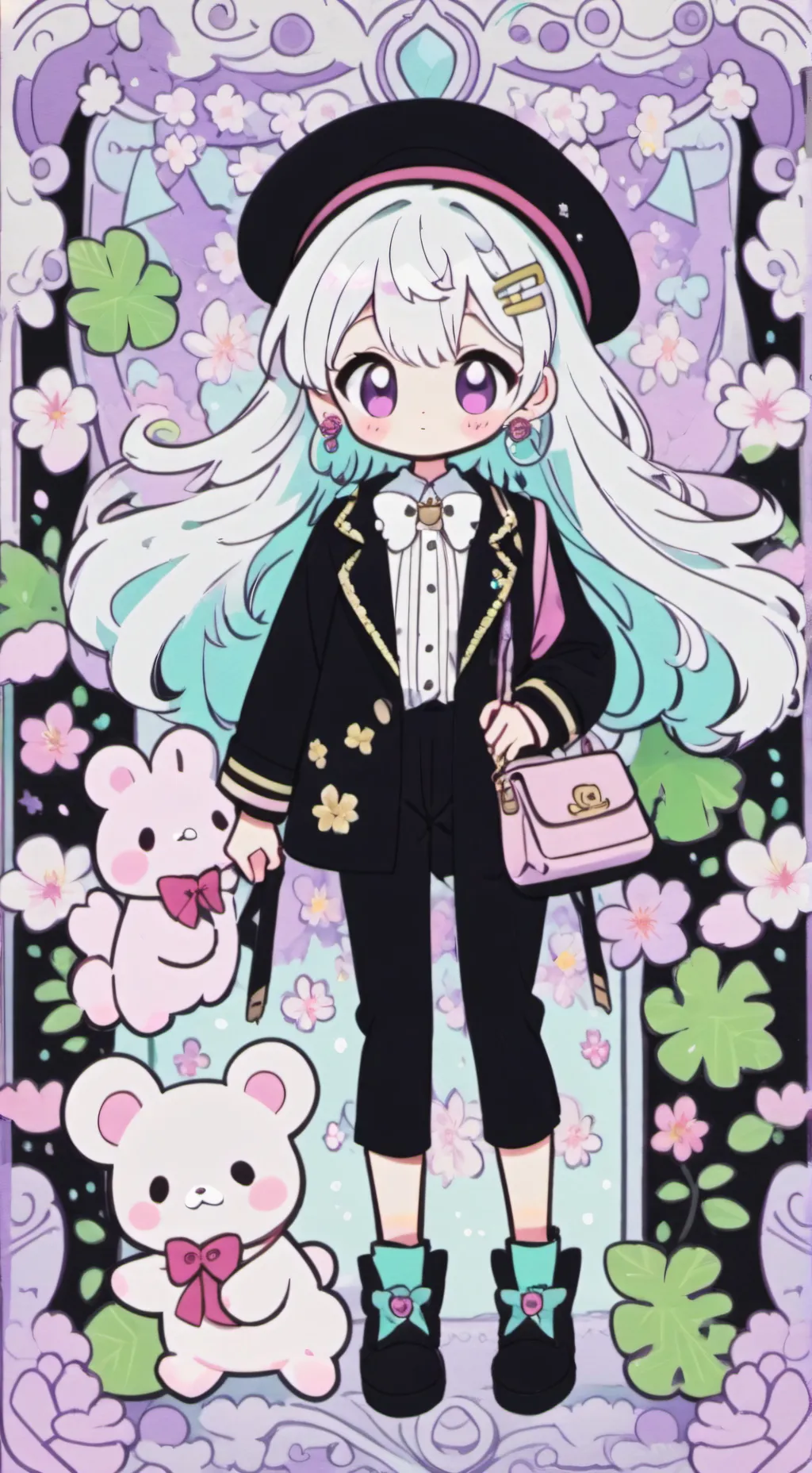 ai character: hola 🤑🤙 background