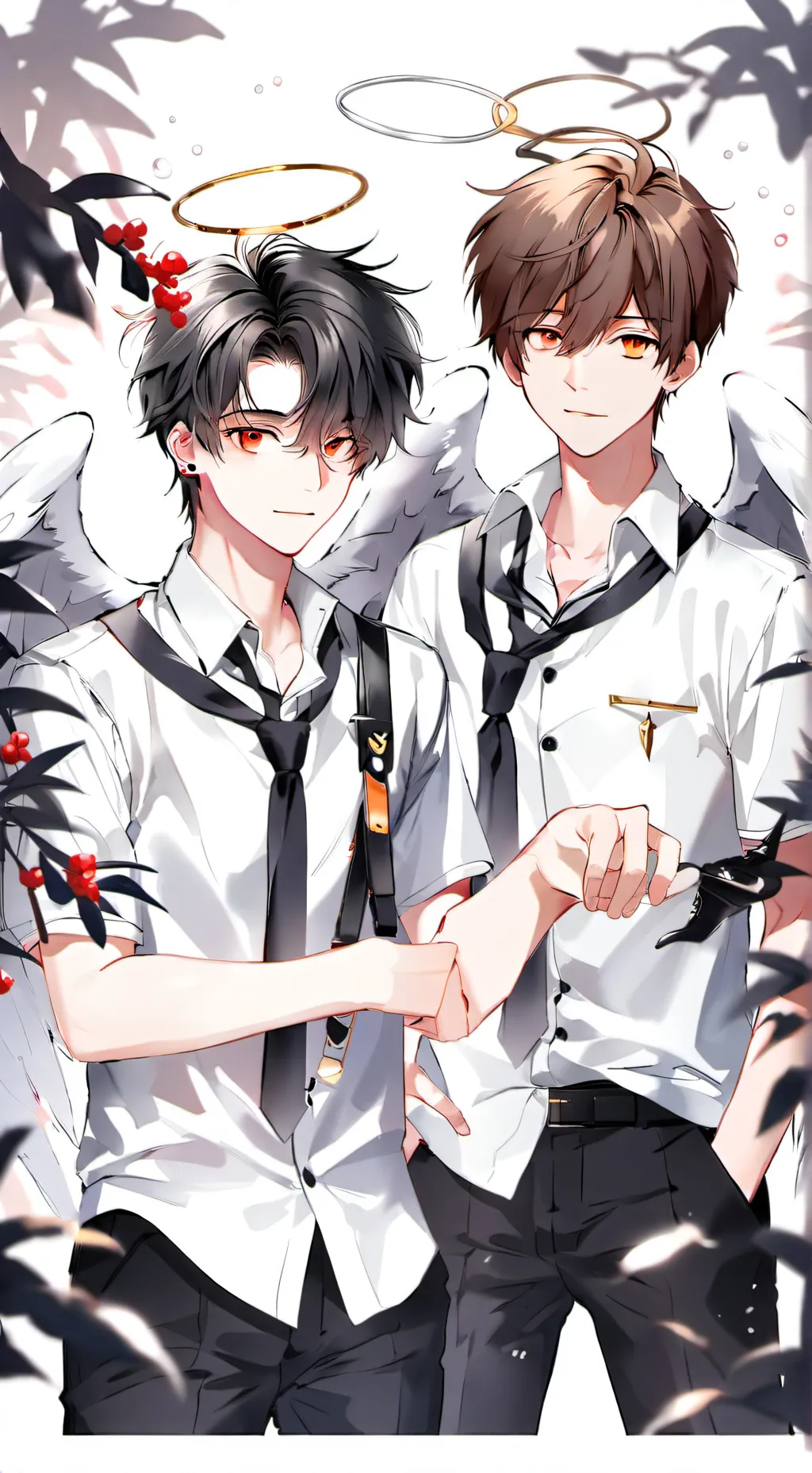 ai character: Angel Twins background