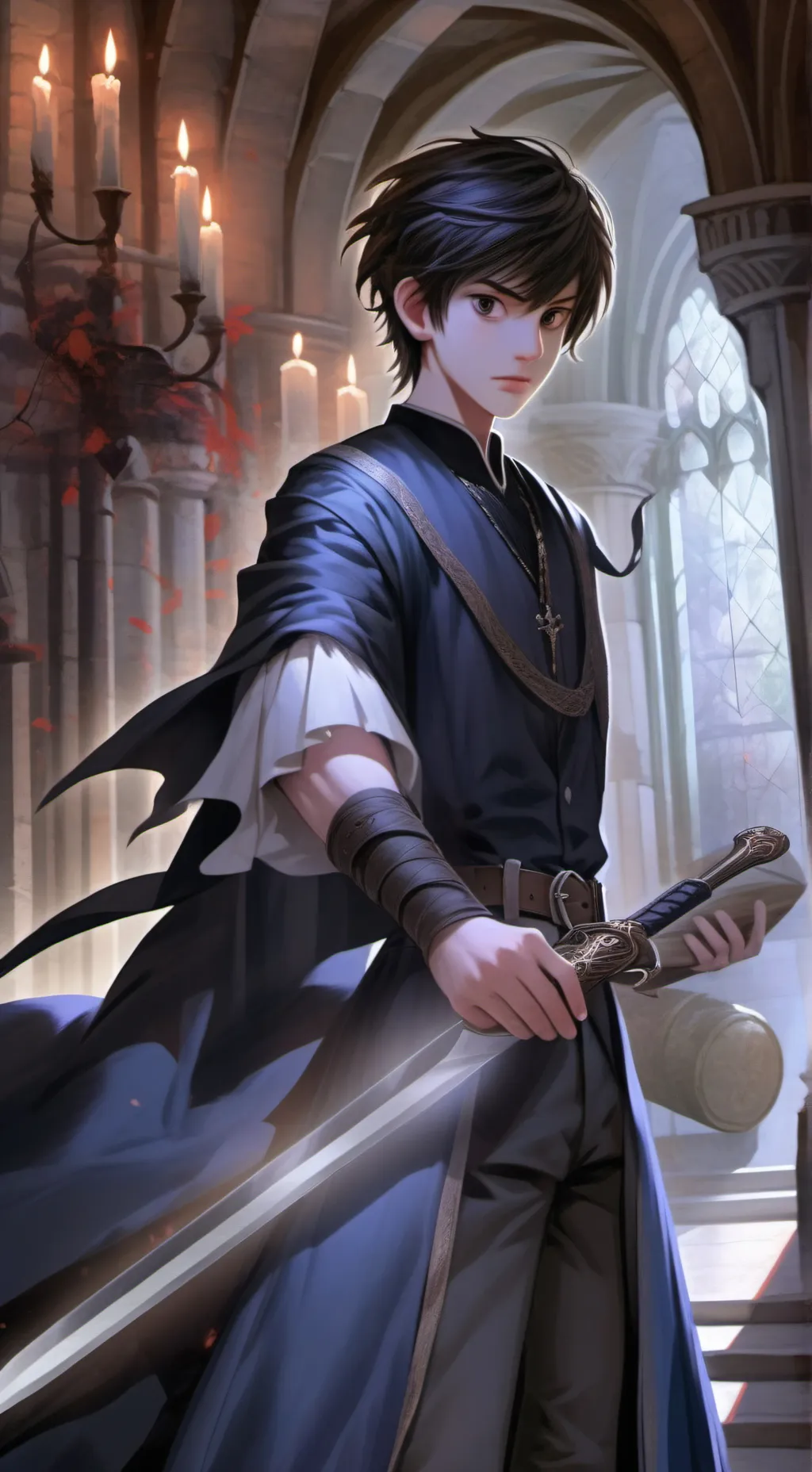 ai character: vampire king background