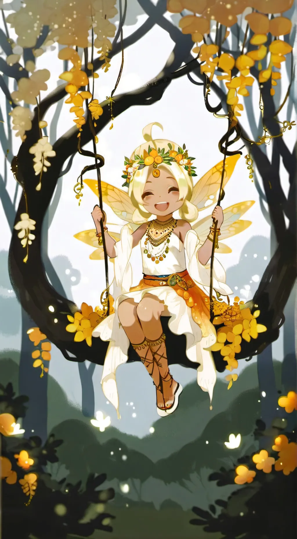 ai character: Lila background