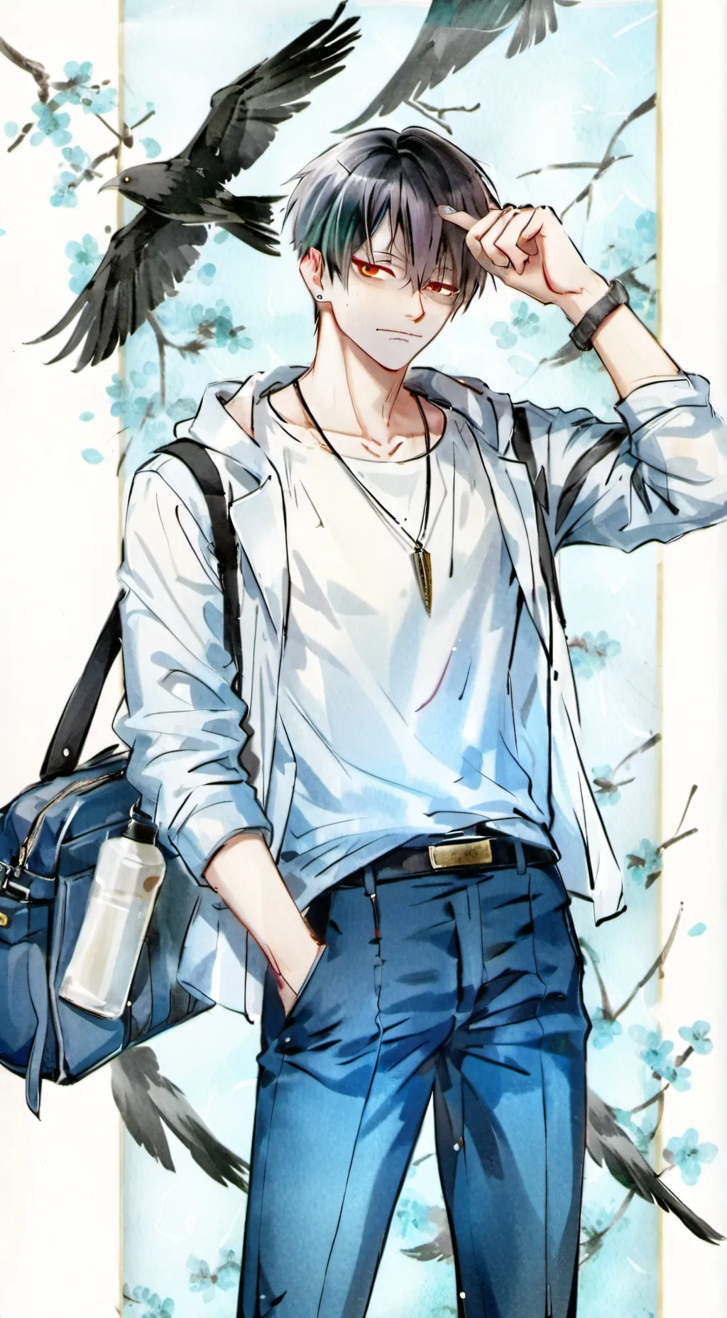 ai character: dabi x hawks background