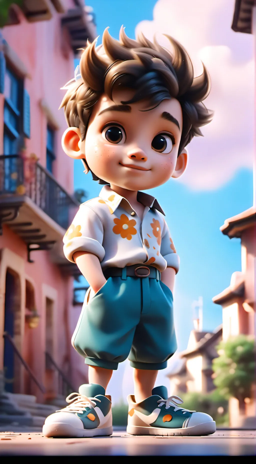 ai character: adopt an orphan background