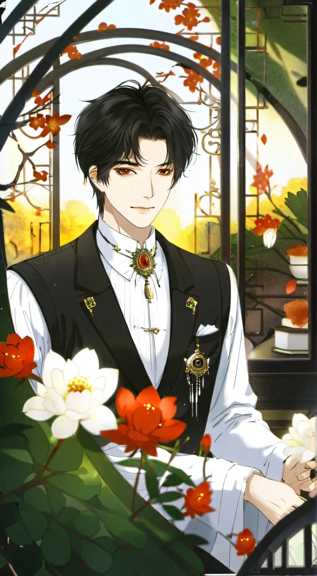 ai character: Level up background