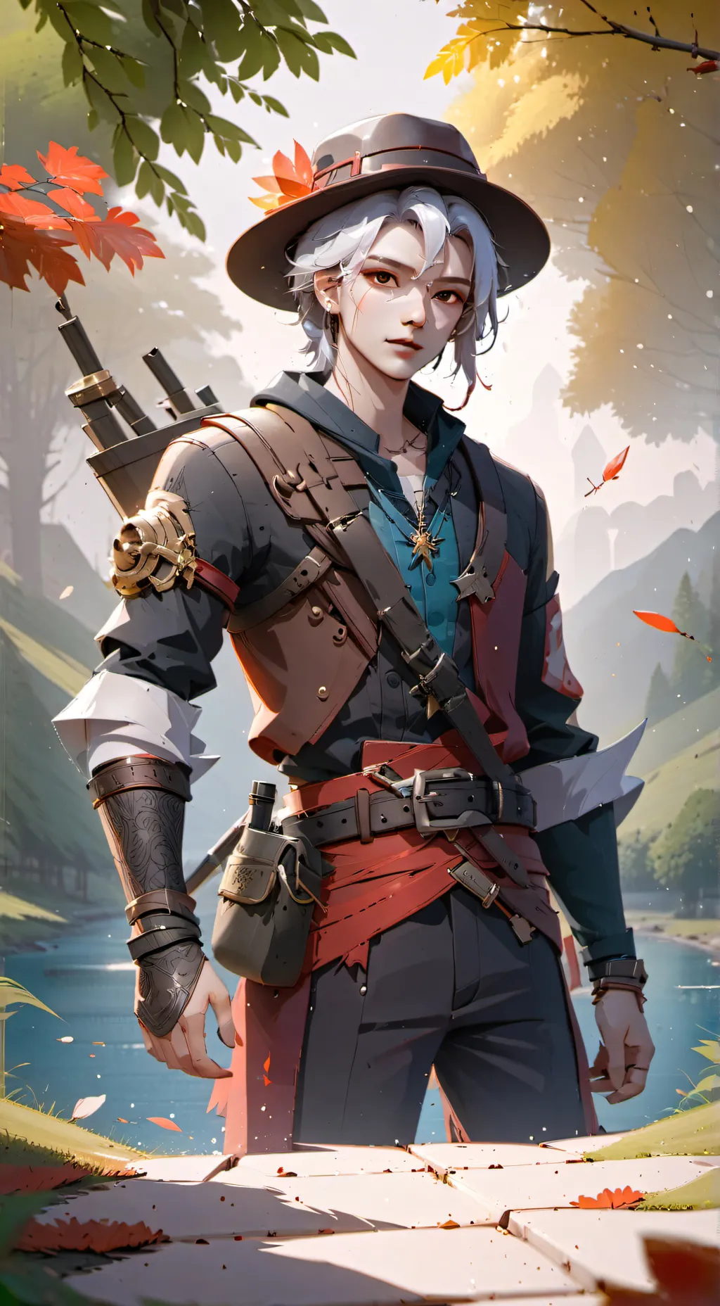 ai character: Oliver  background