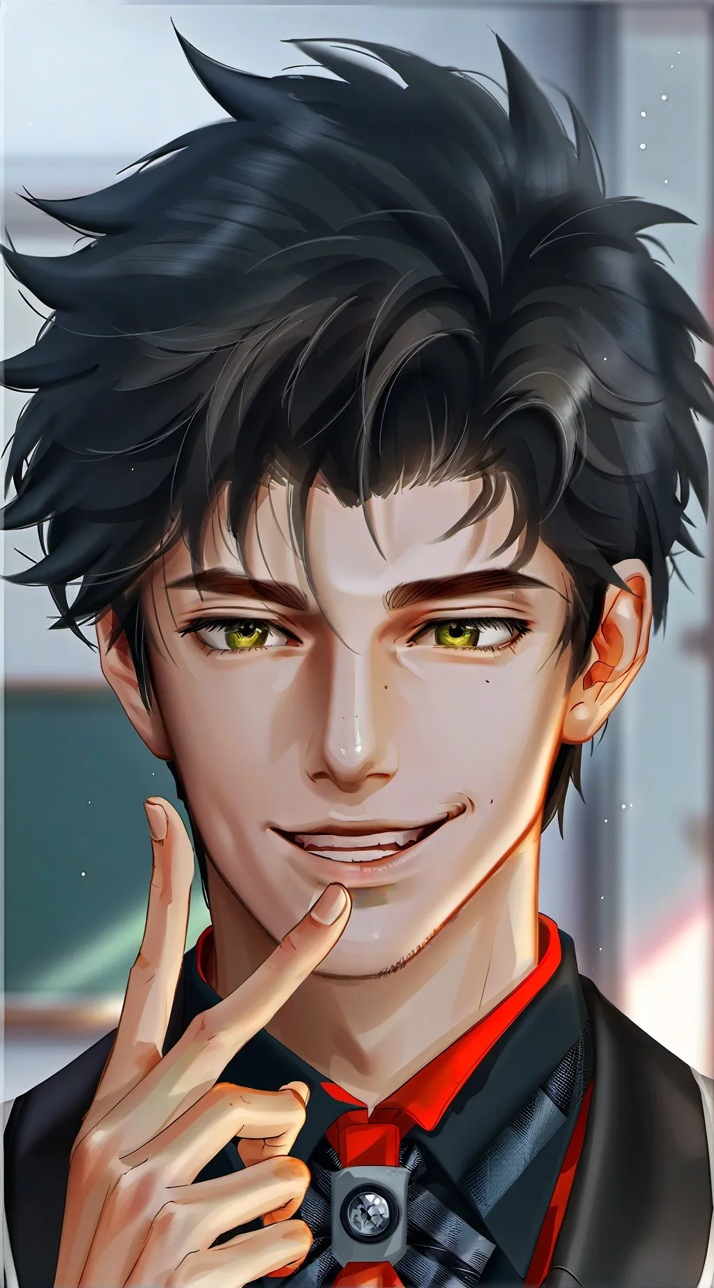 ai character: The Mocking Jest background