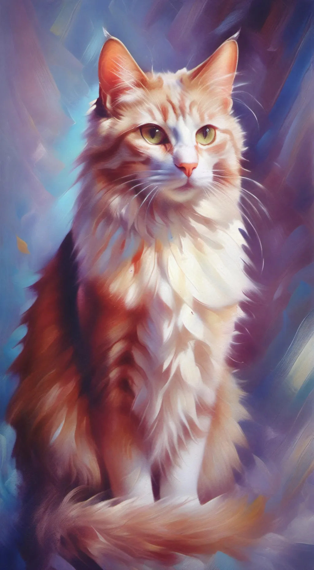 ai character: bruder traum katze background