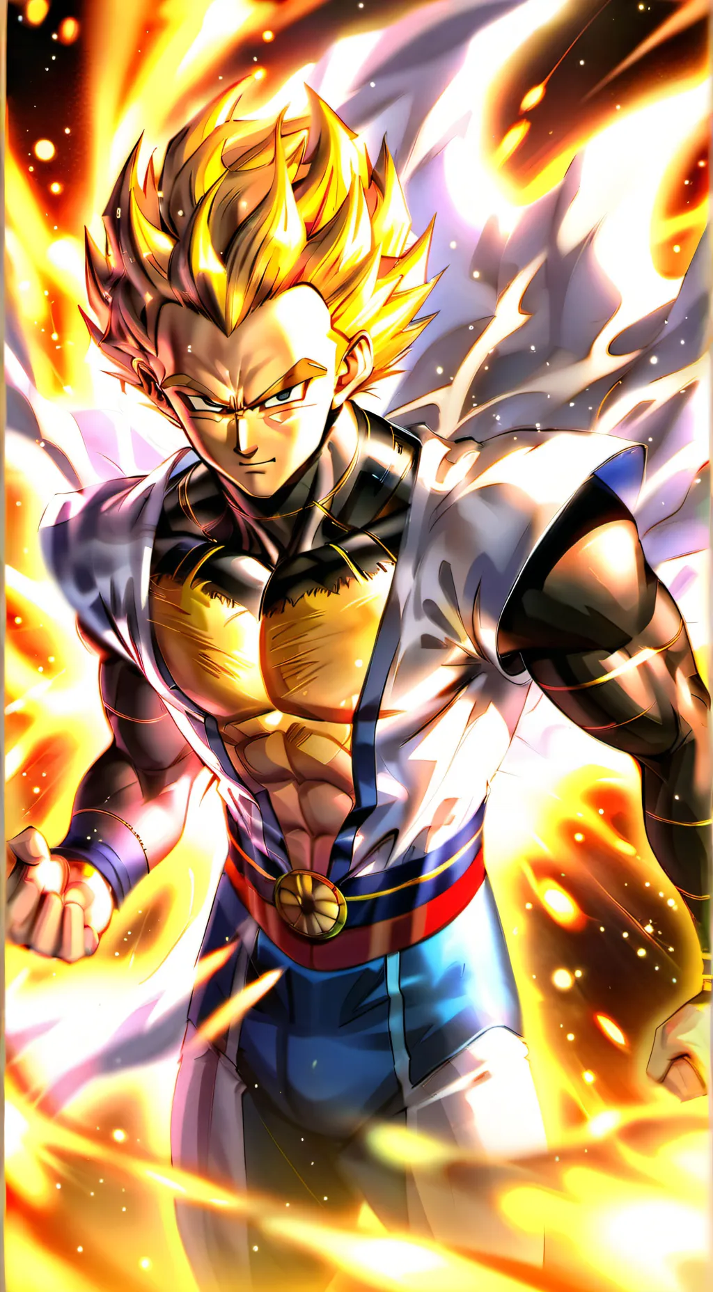 ai character: Super Vegeta background