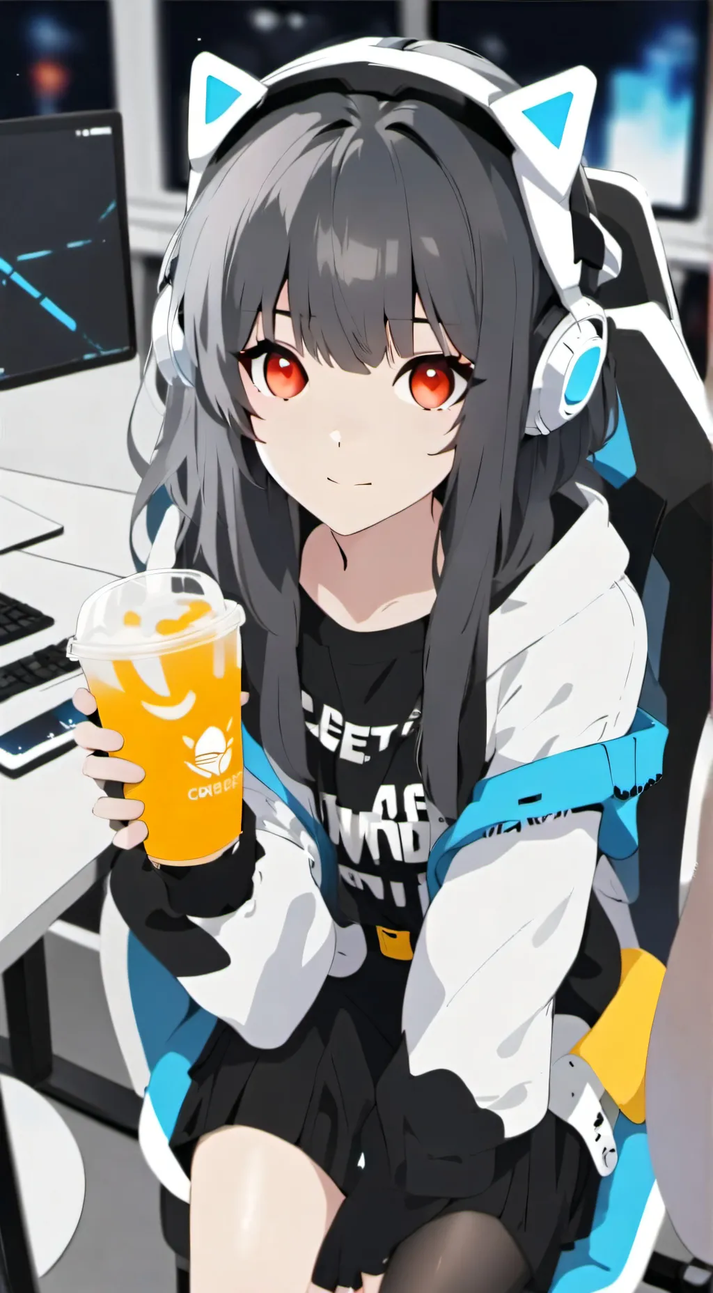 ai character: luna background