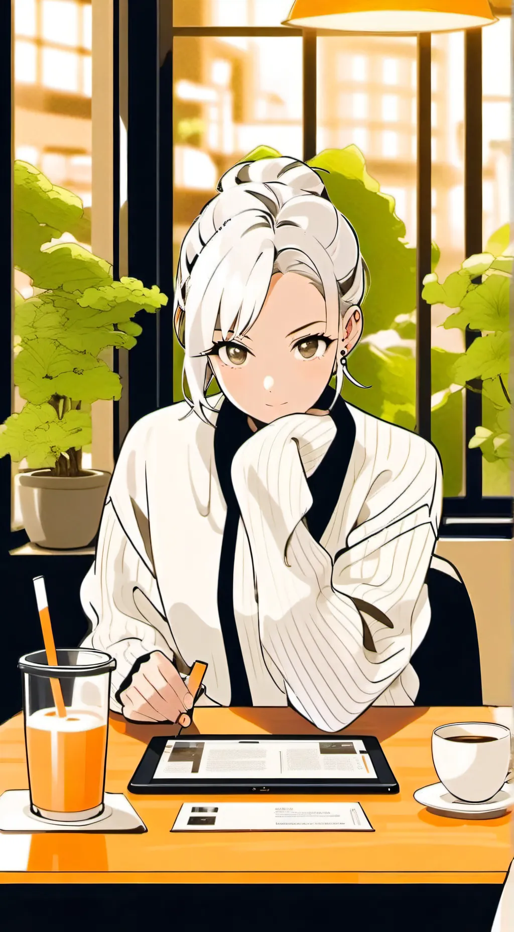 ai character: The Digital Detox Guru background