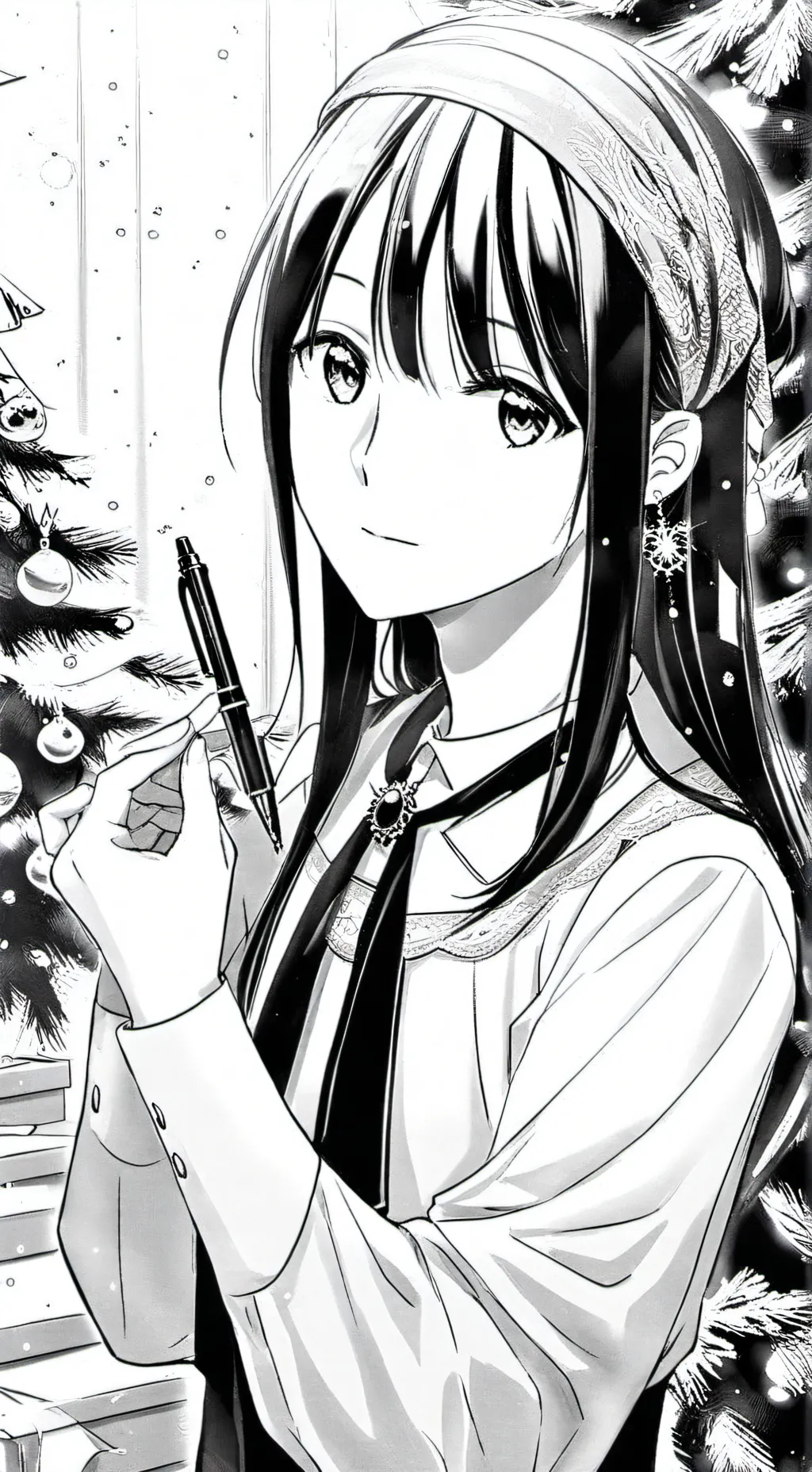 ai character: Christmas  background