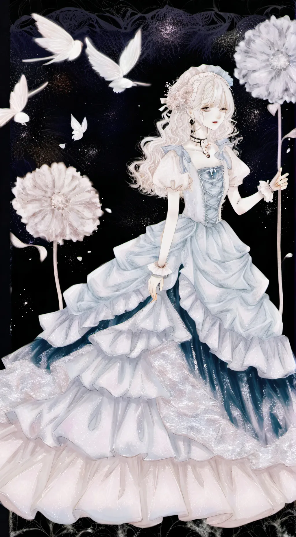 ai character: Luna background