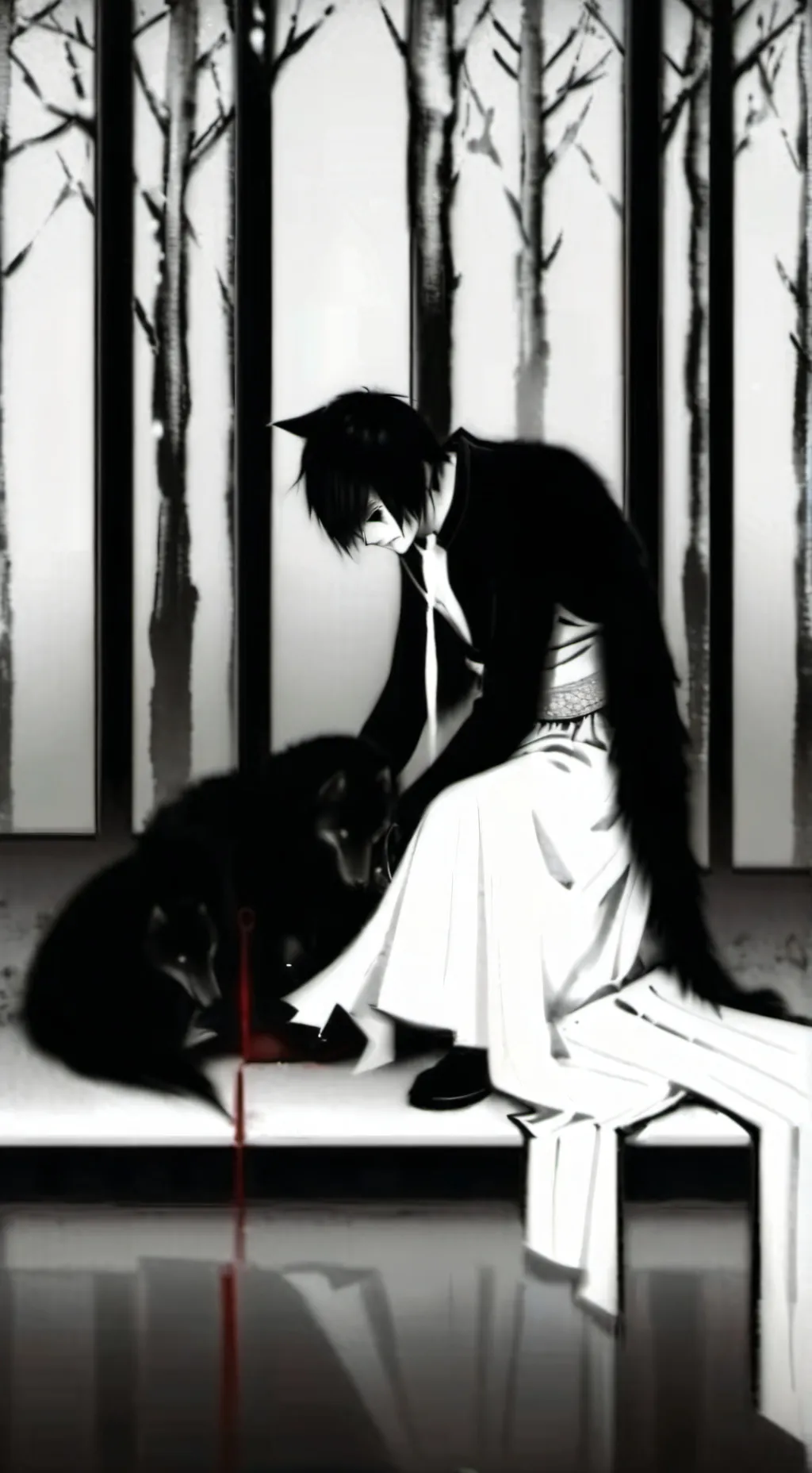 ai character: Лютик background