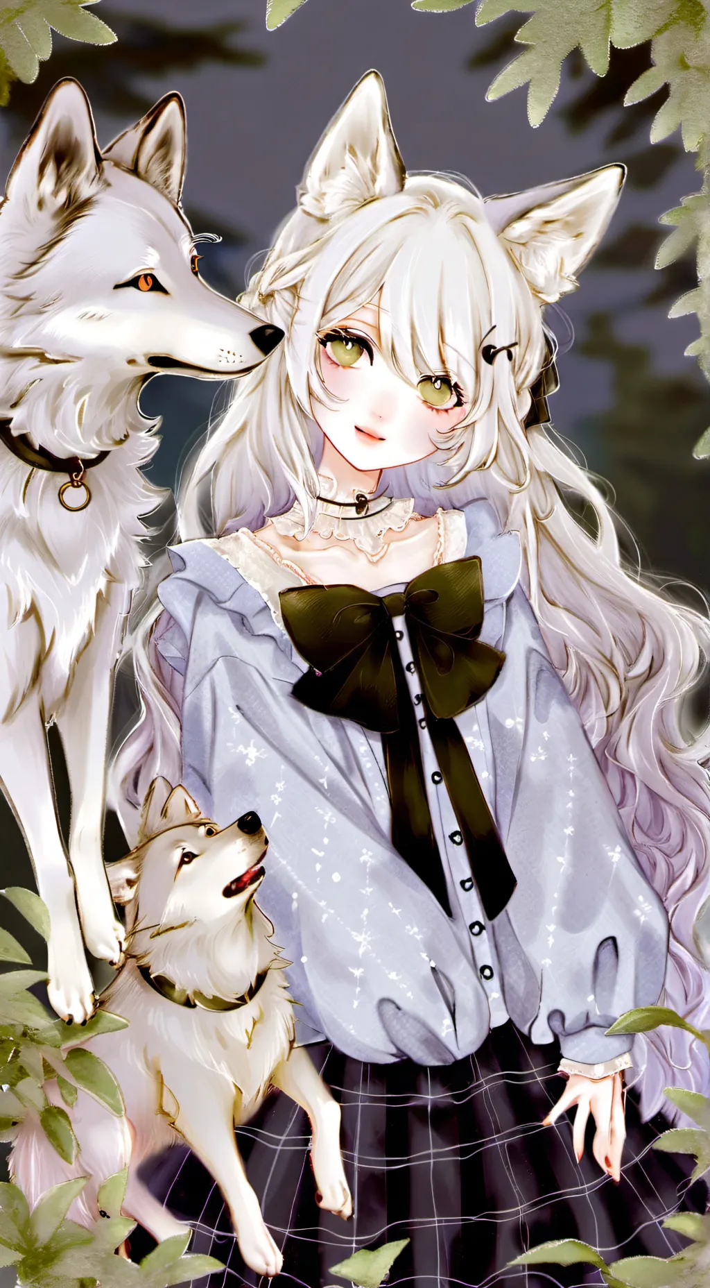 ai character: hashira"fieldtrip" background