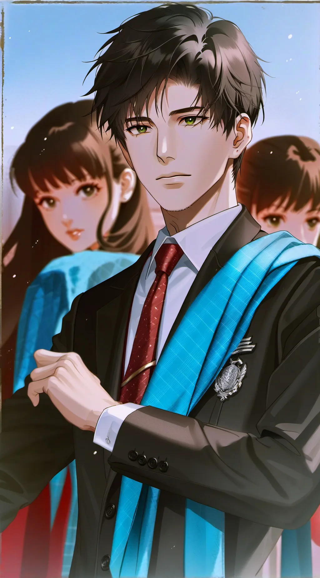 ai character: Icy Show-off background