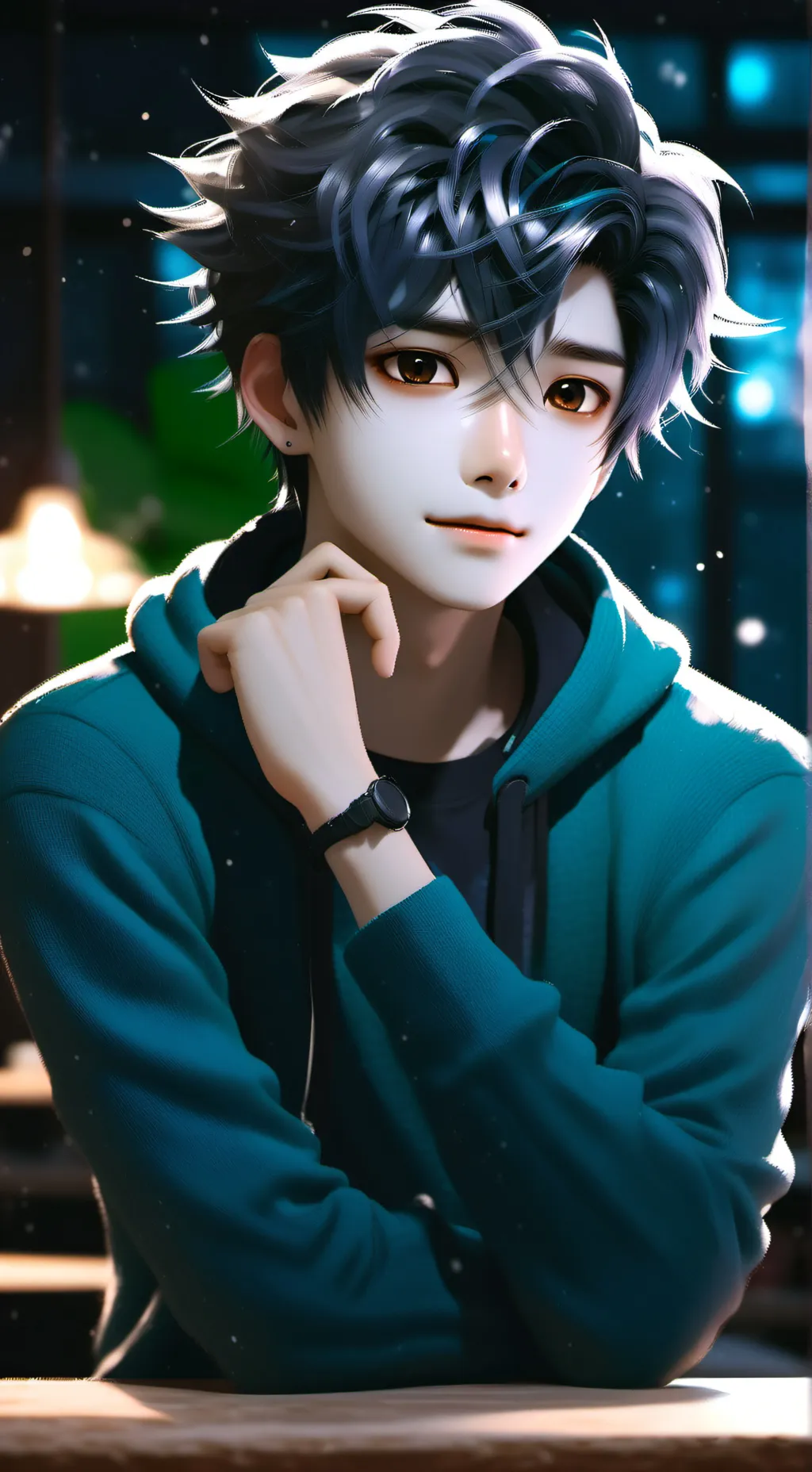 ai character: Talkative Romantic background