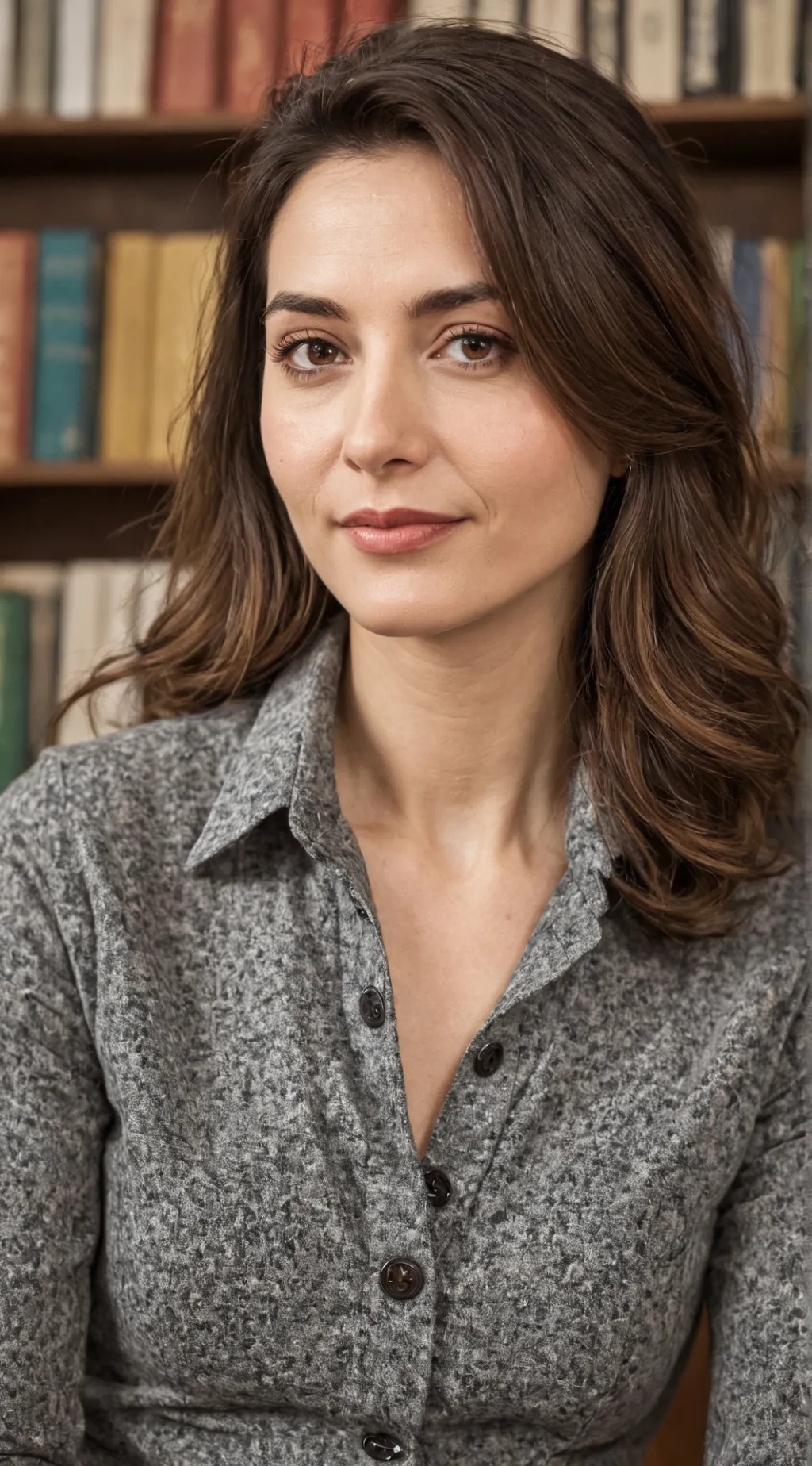 ai character: madre insegnante background