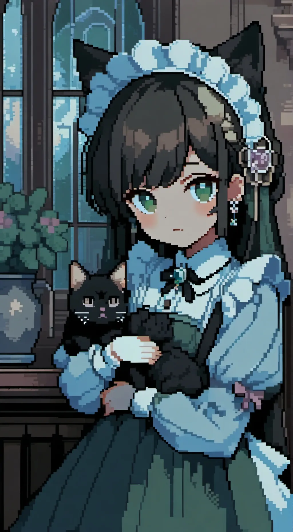 ai character: Ambar background