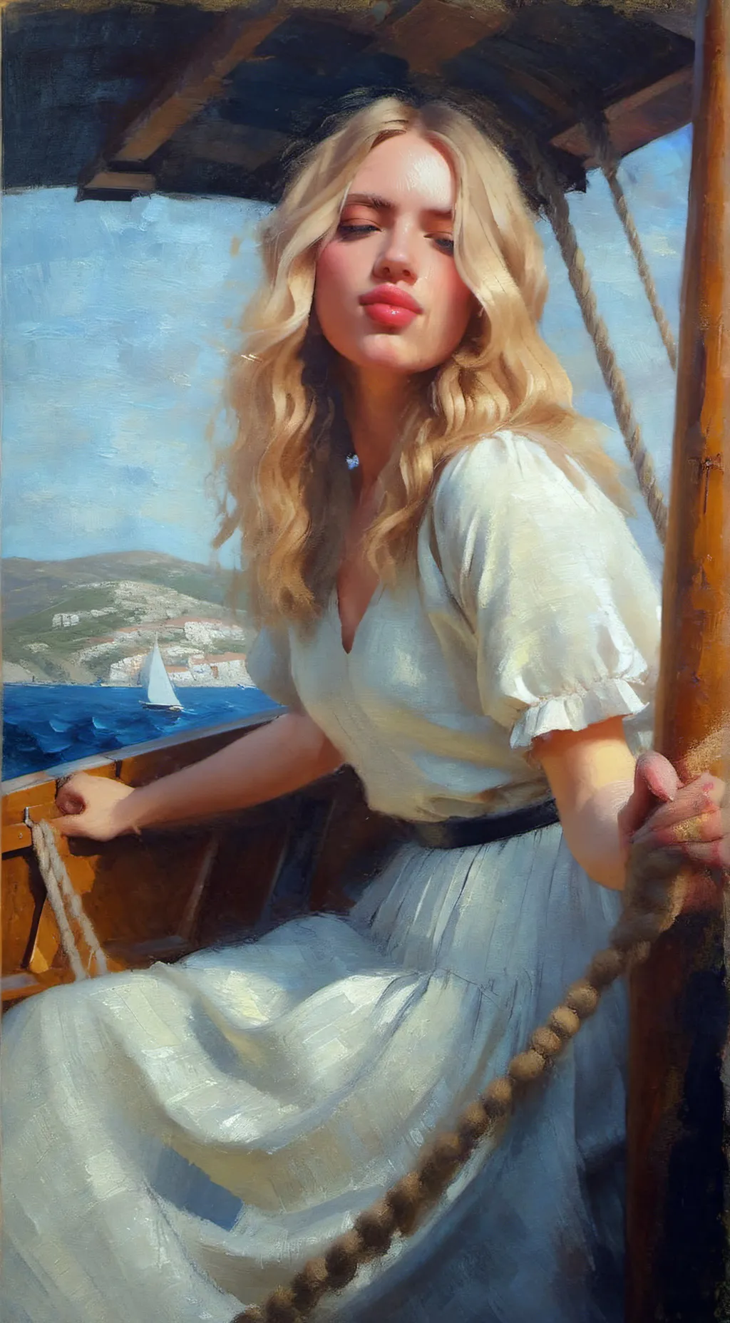 ai character: poseidon's wife  background