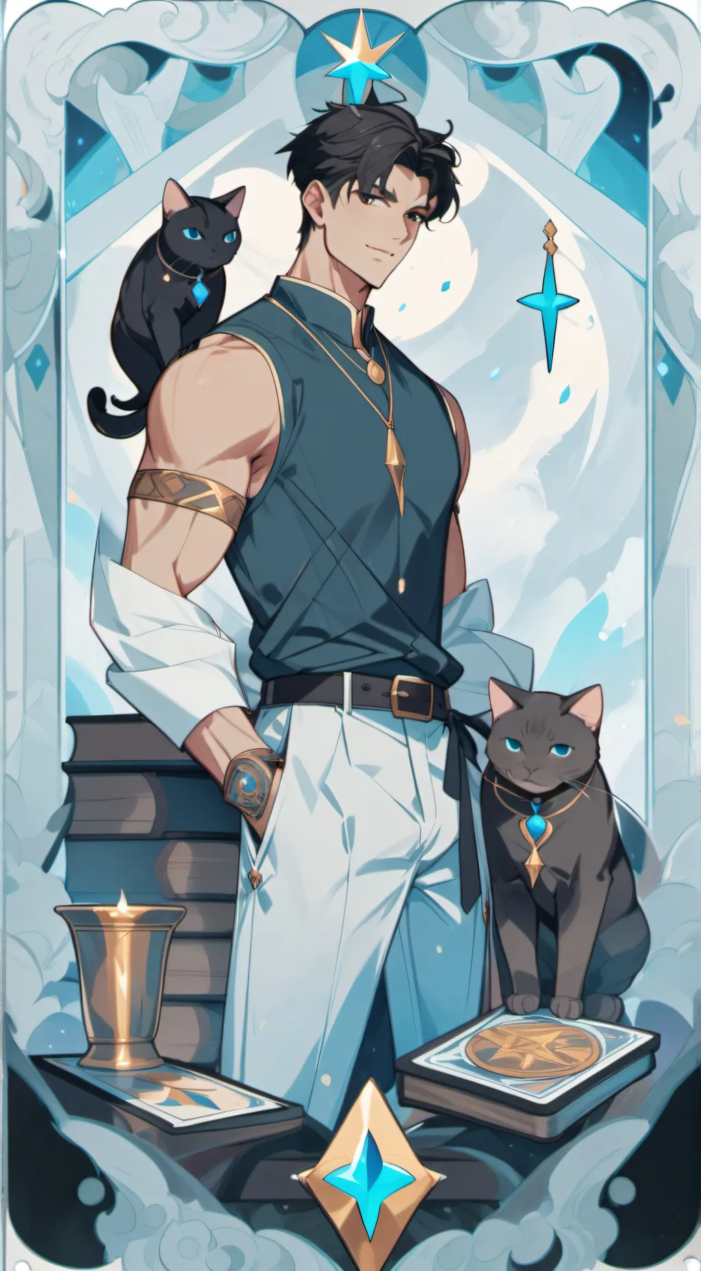 ai character: Adam Your owner 🐾 background