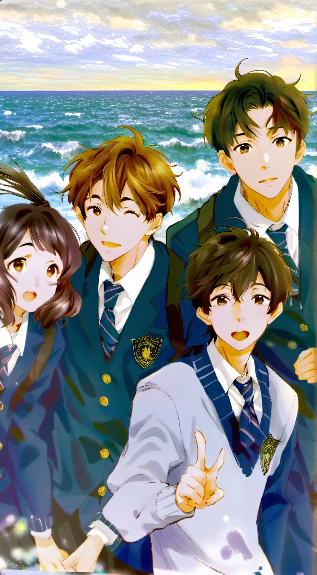 ai character: burning building background