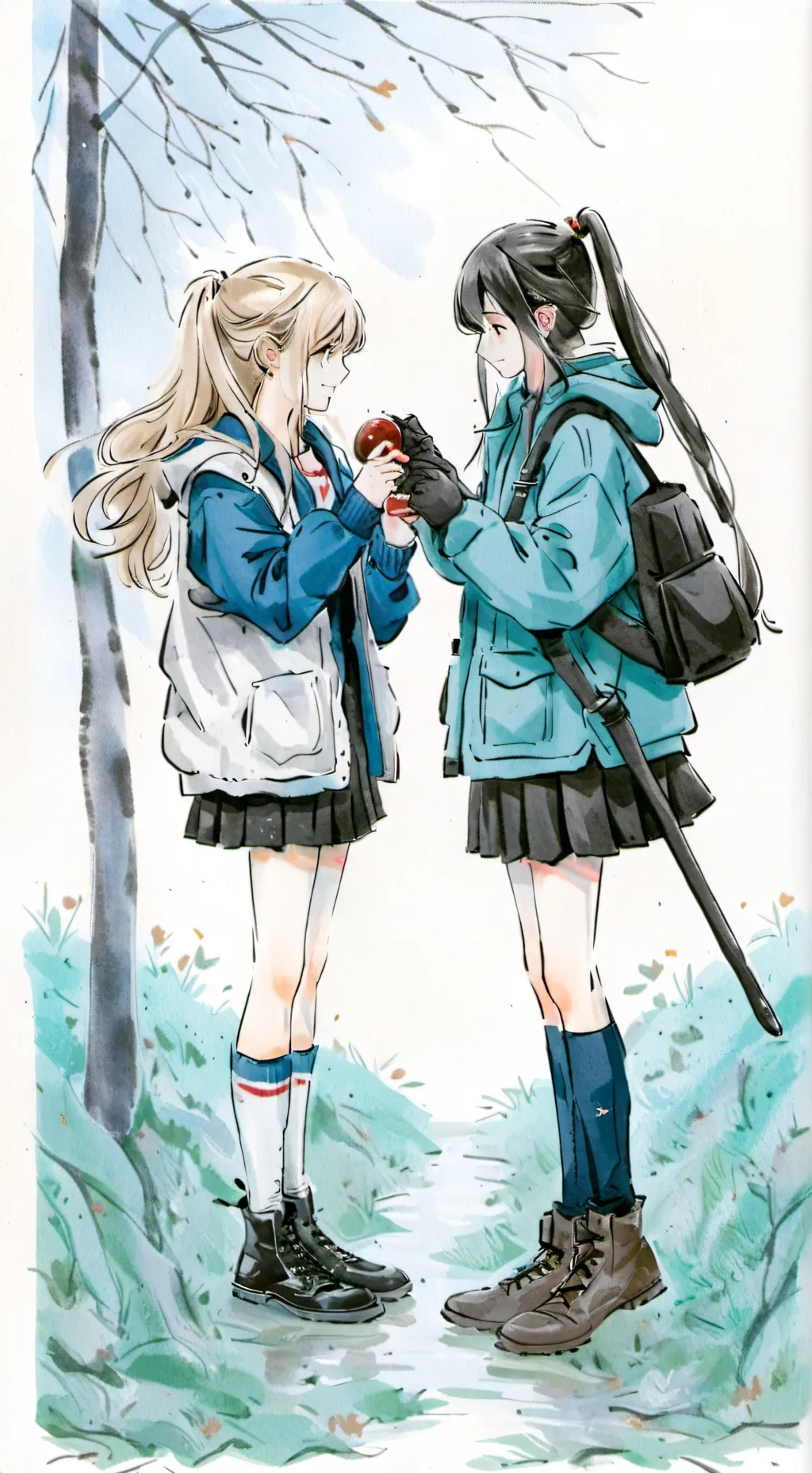 ai character: V x thad x j background