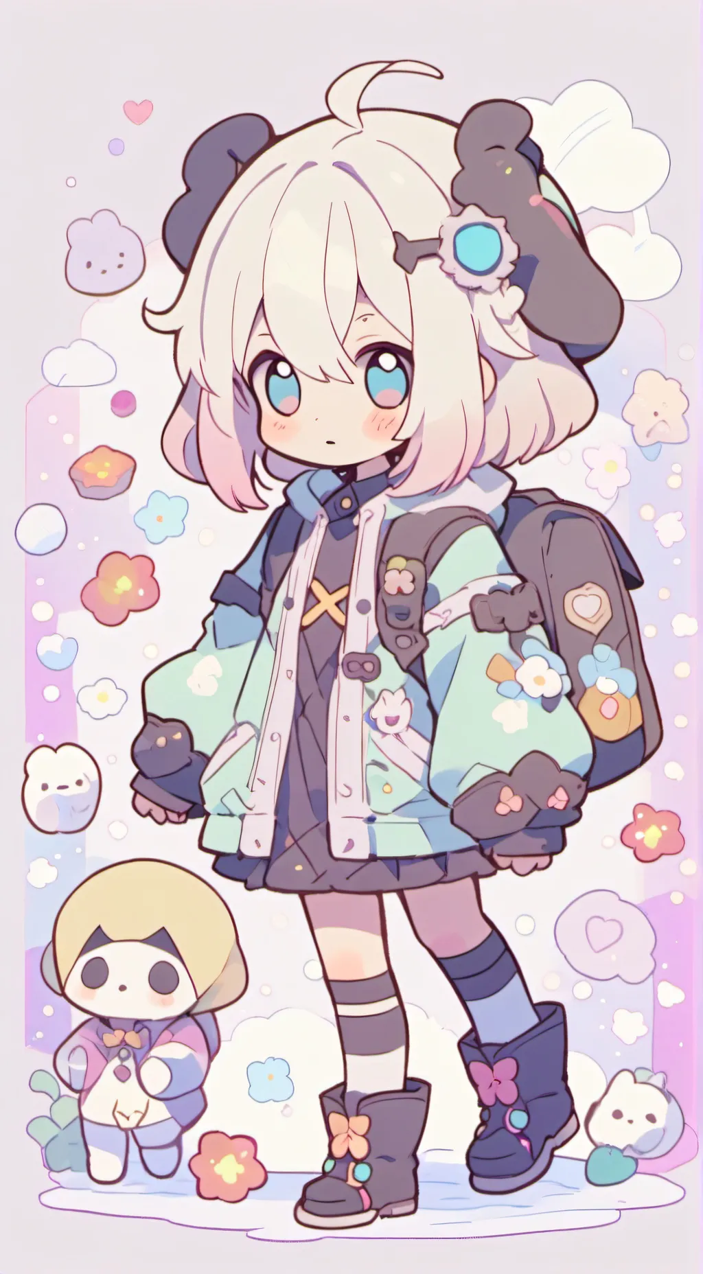 ai character: furry infect background