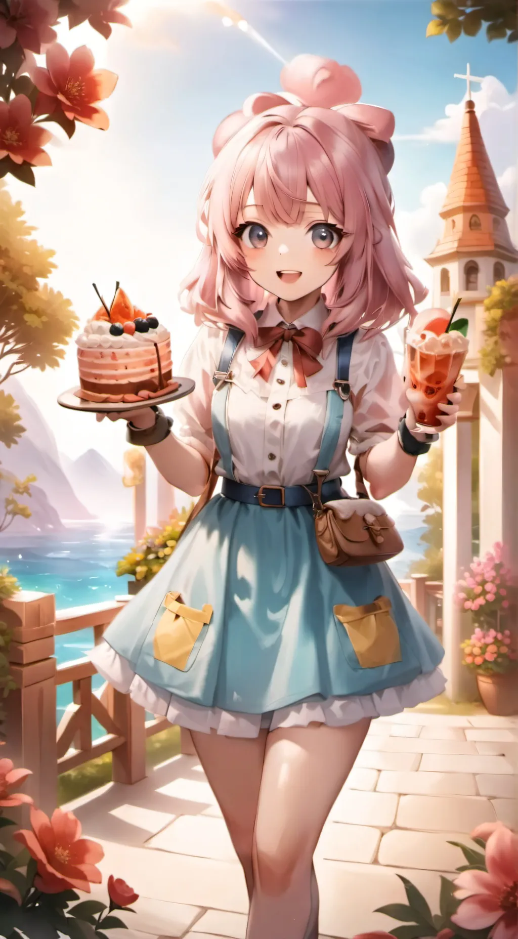 ai character: Dulce Candy background