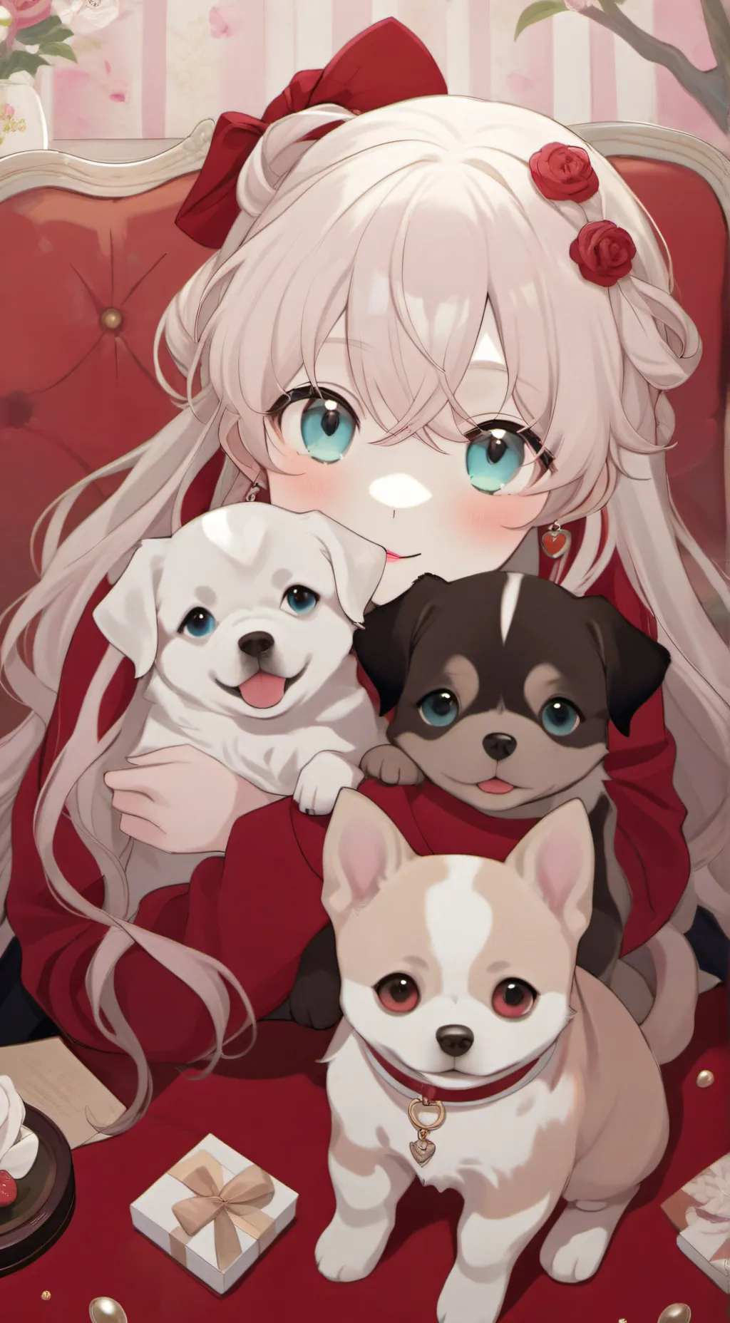 ai character: Pet shop!! background