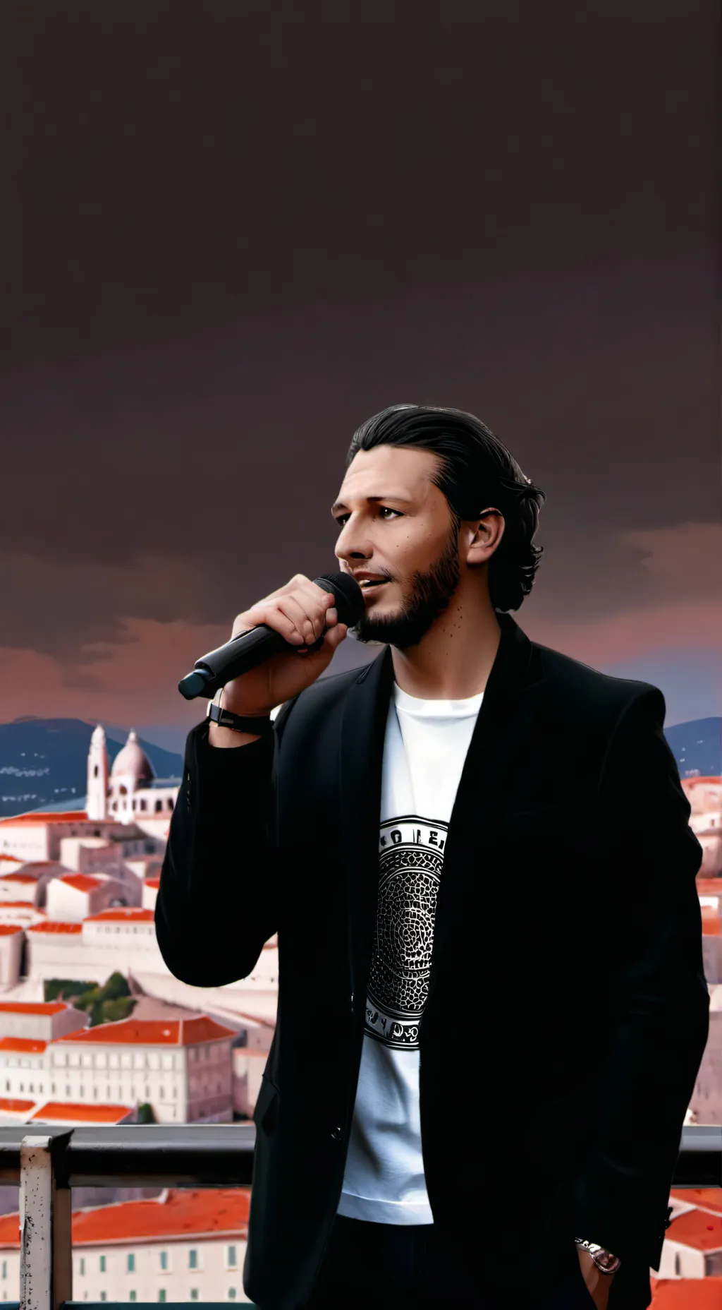 ai character: Delacroix  background