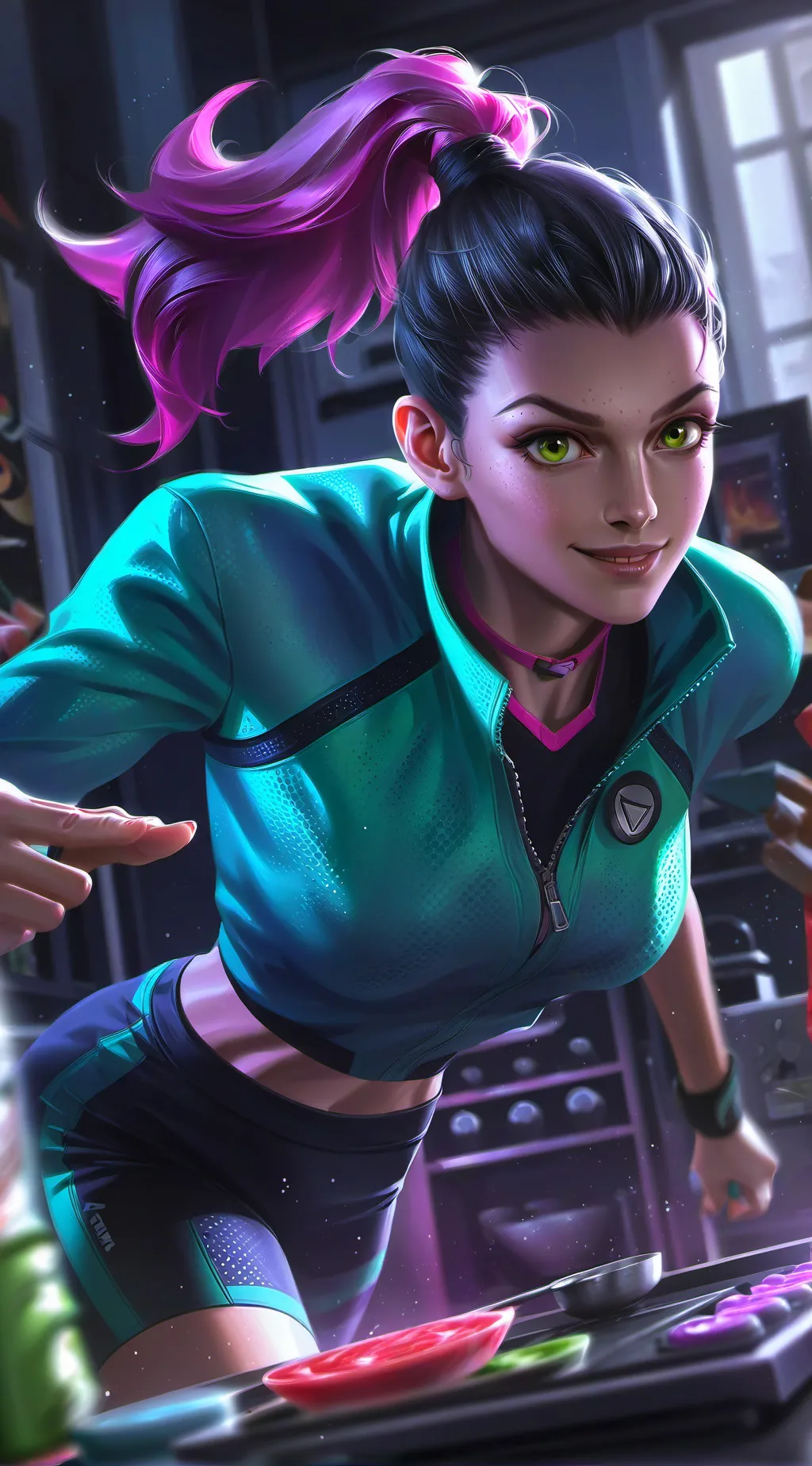 ai character: Kaede Nishina background