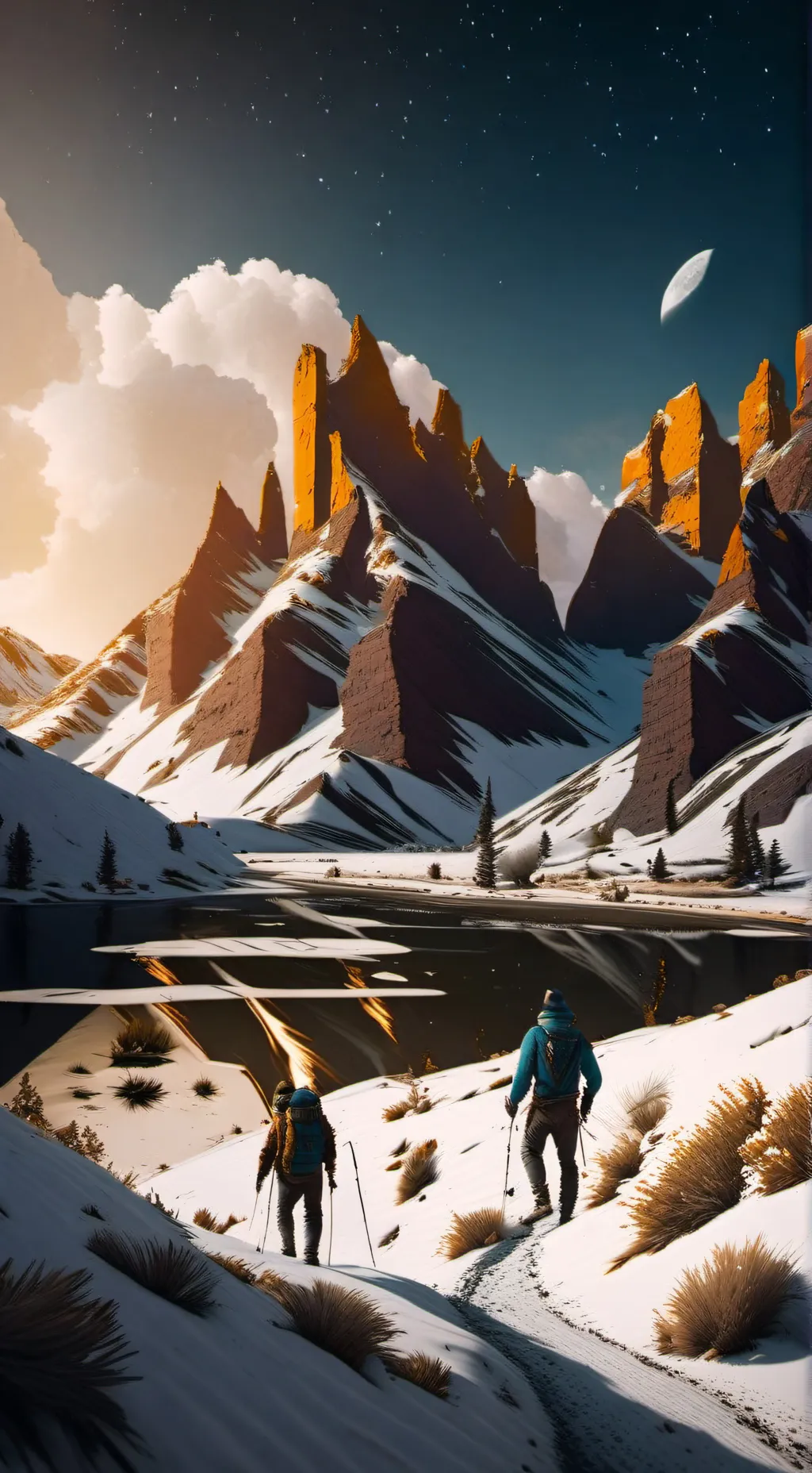 ai character: watchcar  background