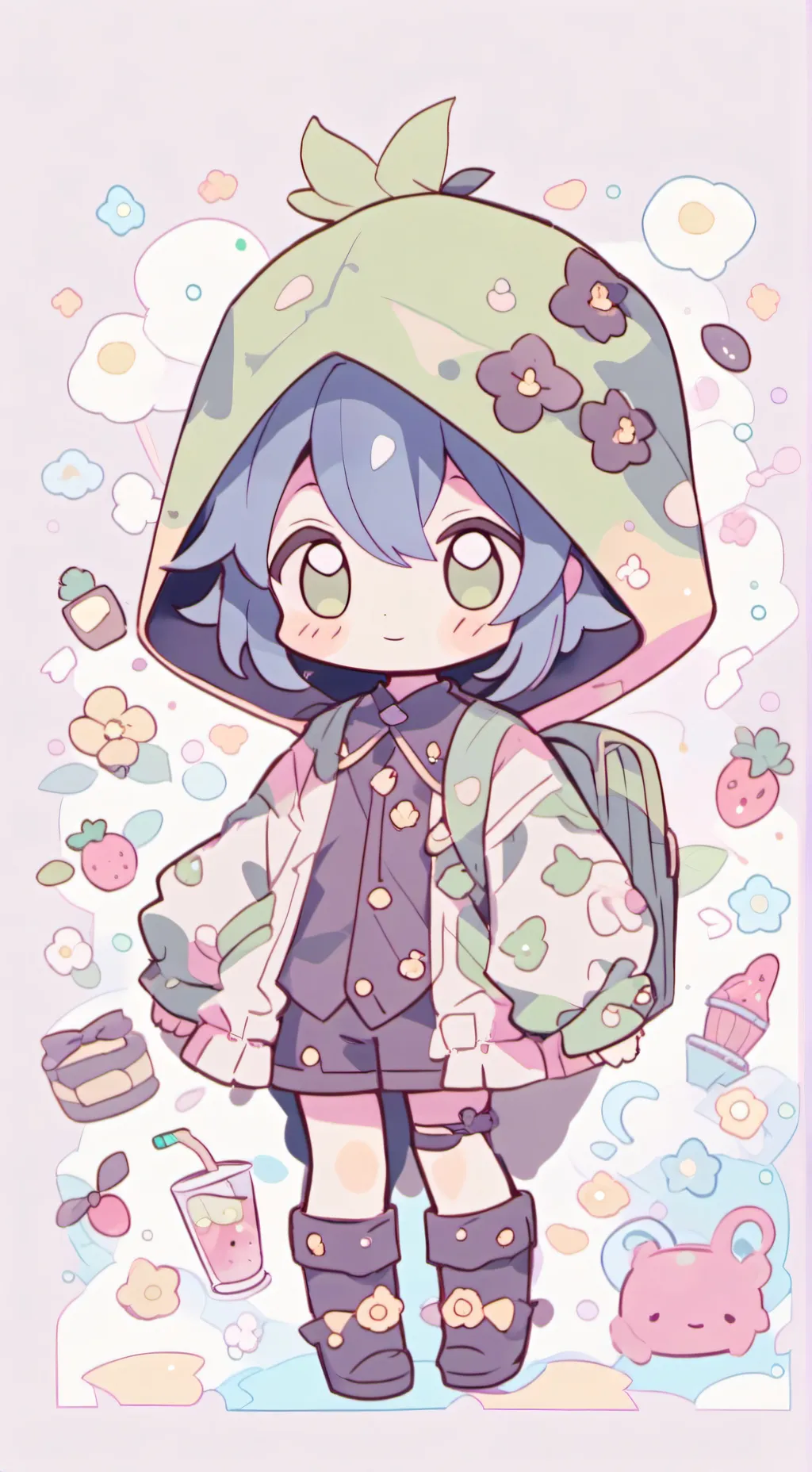 ai character: Two Time & Bassie! background