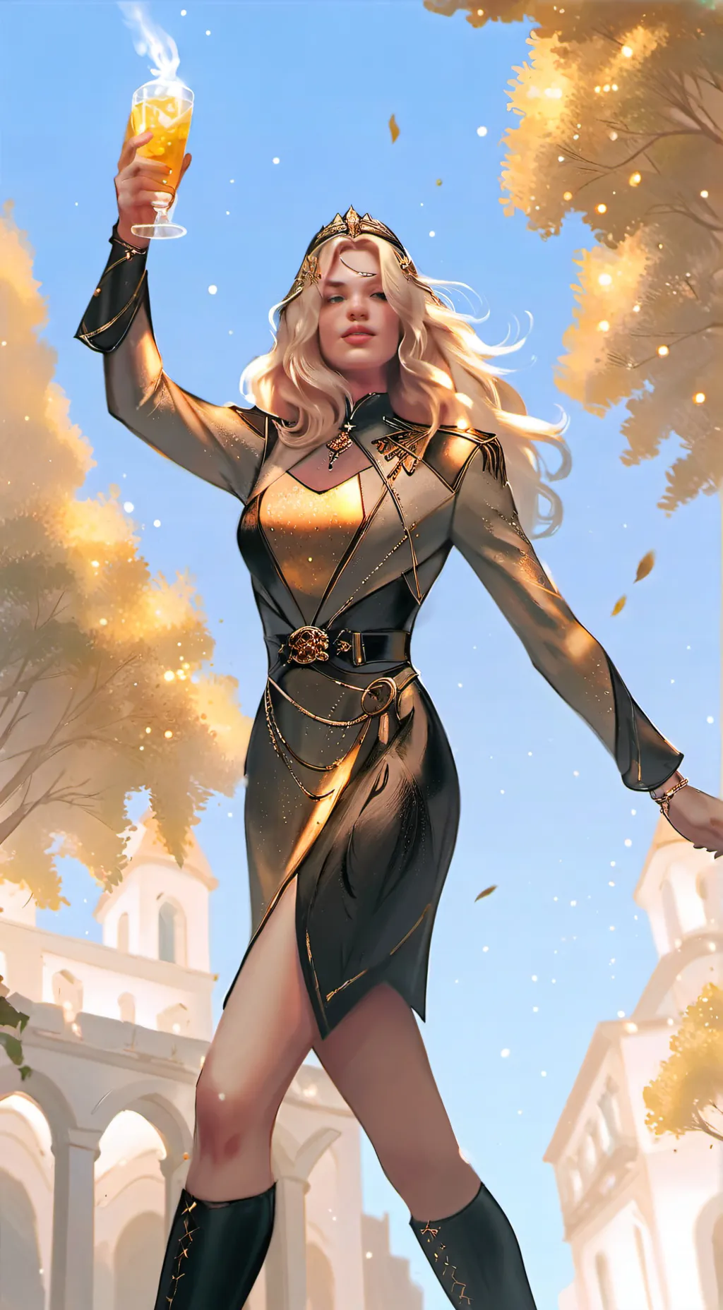 ai character: Daughter of Zeus background