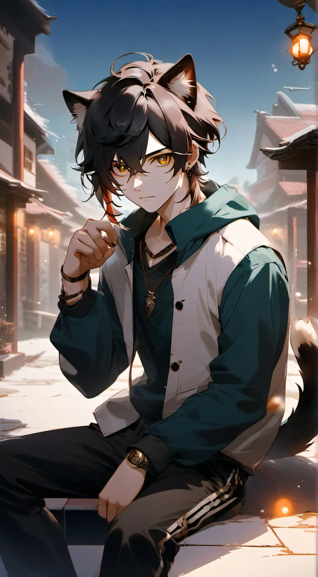 ai character: Александр background