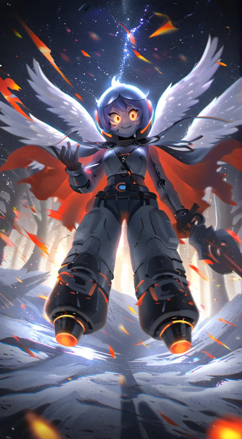 ai character: depresion drone background