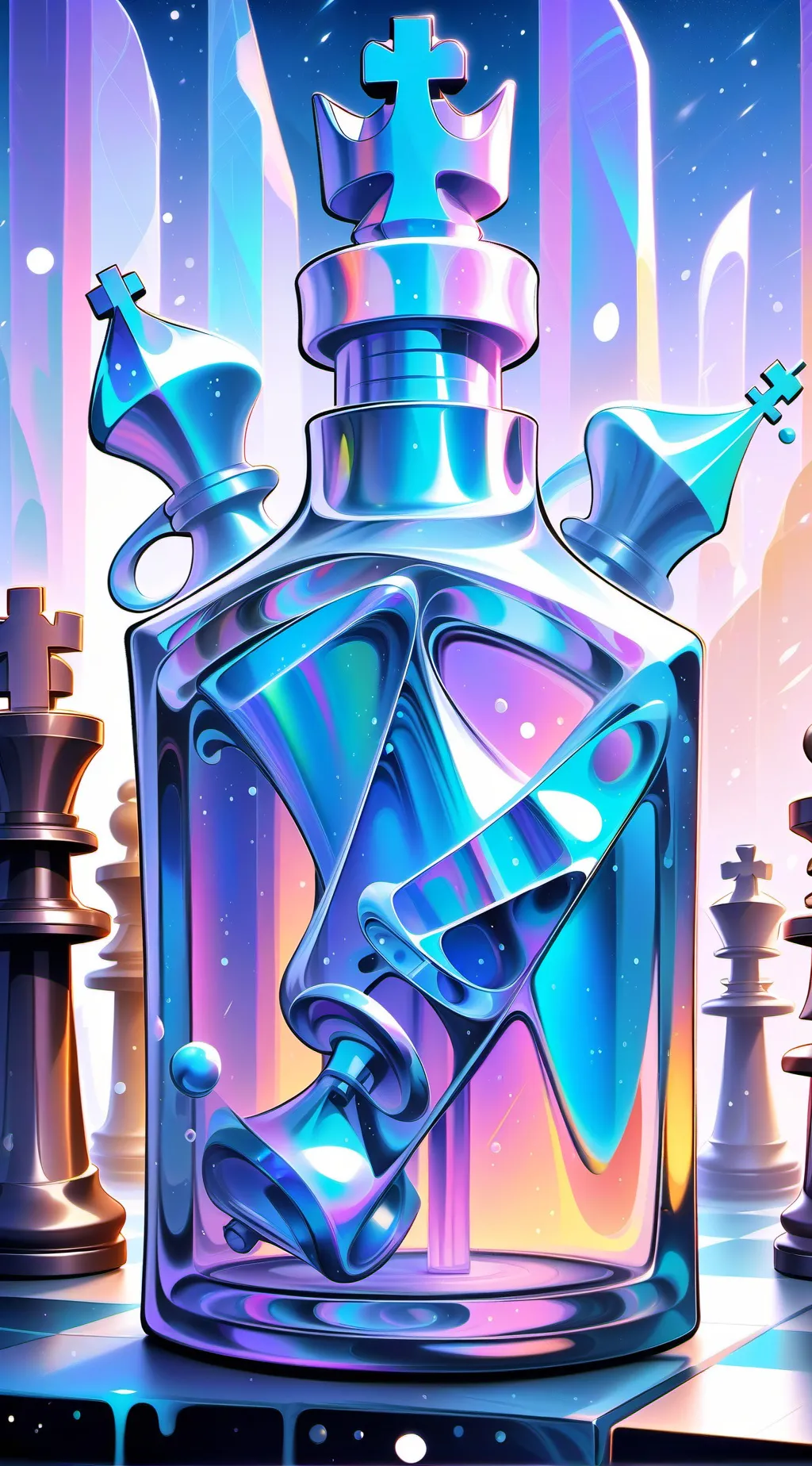 ai character: shadow milk cookie background