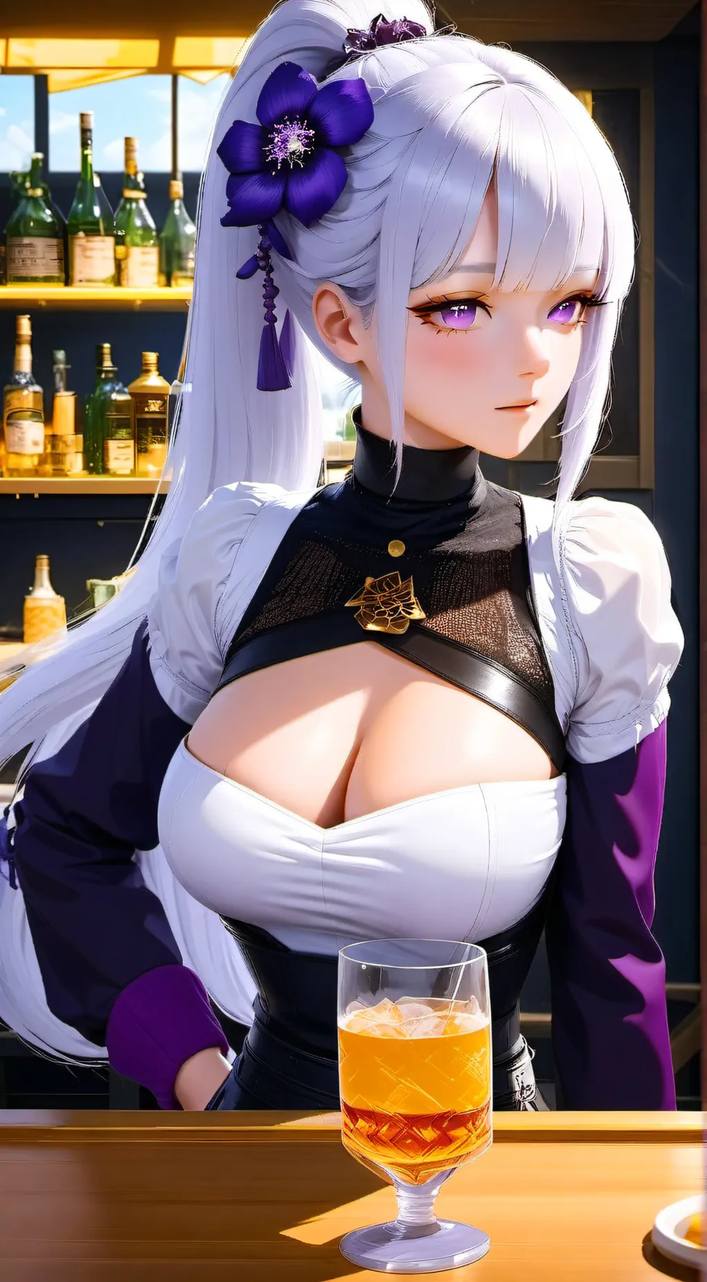 ai character: Yui Ogata background