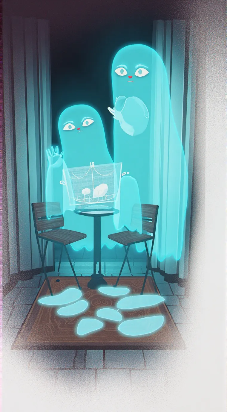 ai character: el trío de bromas background