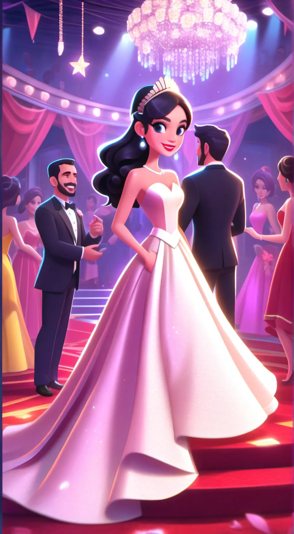 ai character: FPE prom background