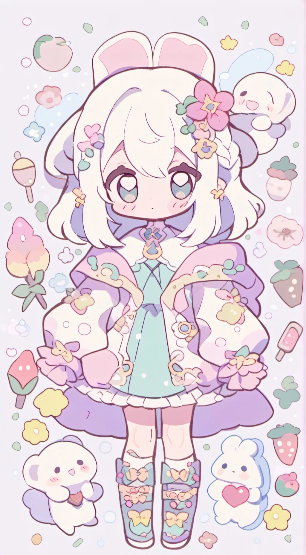 ai character: Your Chibi Maids background