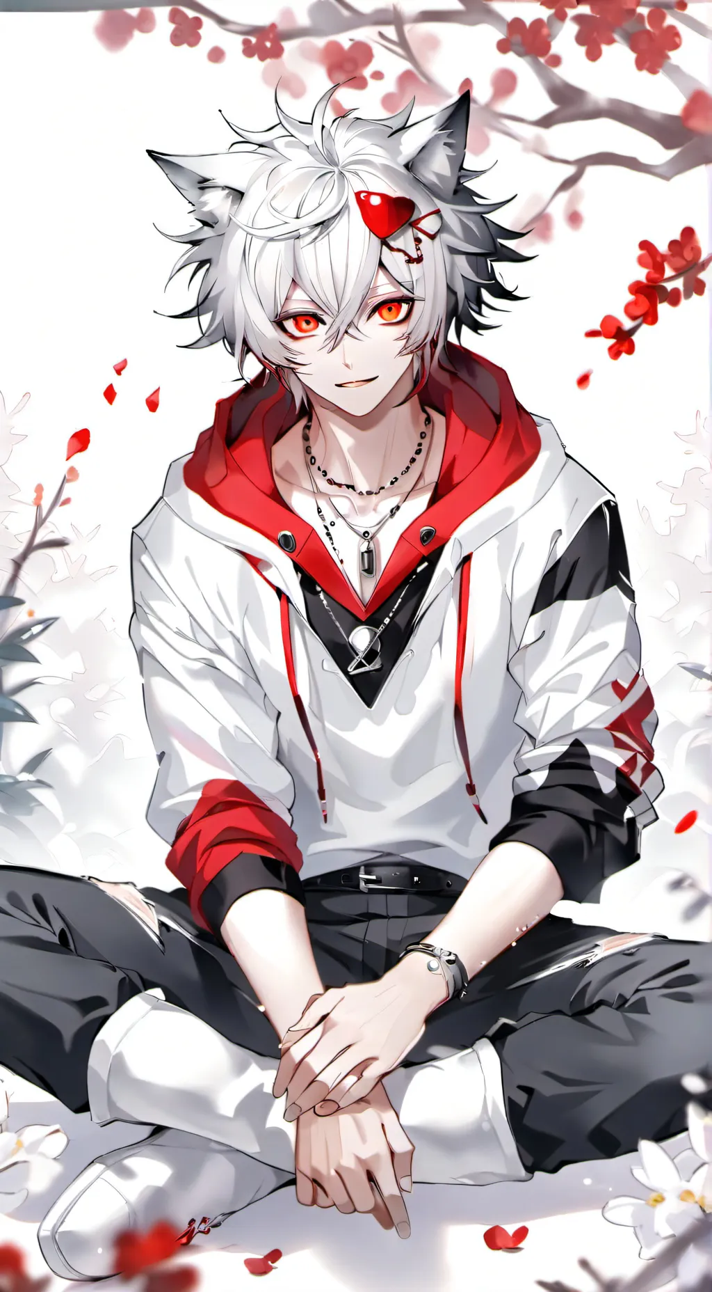 ai character: Bakugo Katsuki background