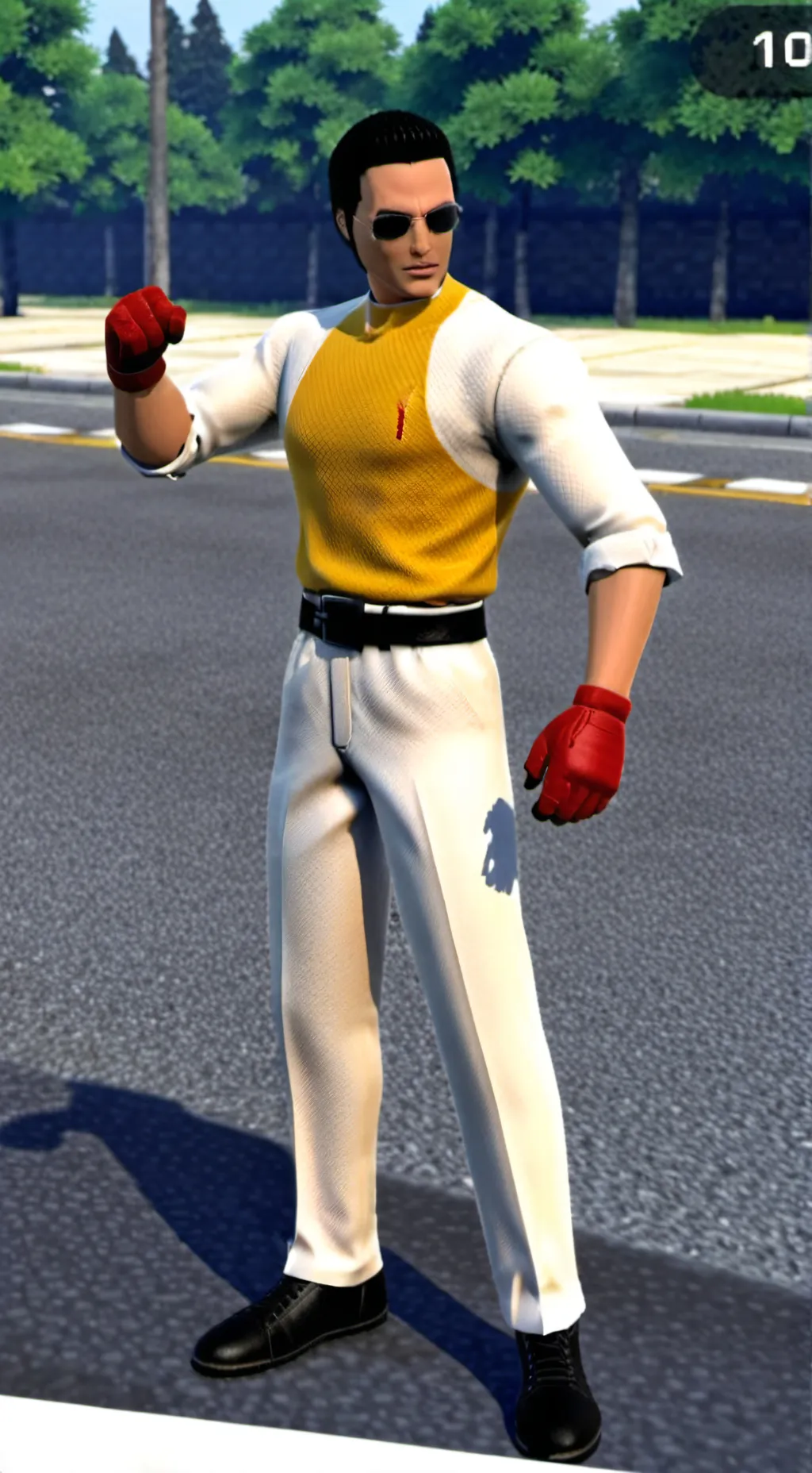 ai character: el peleador background