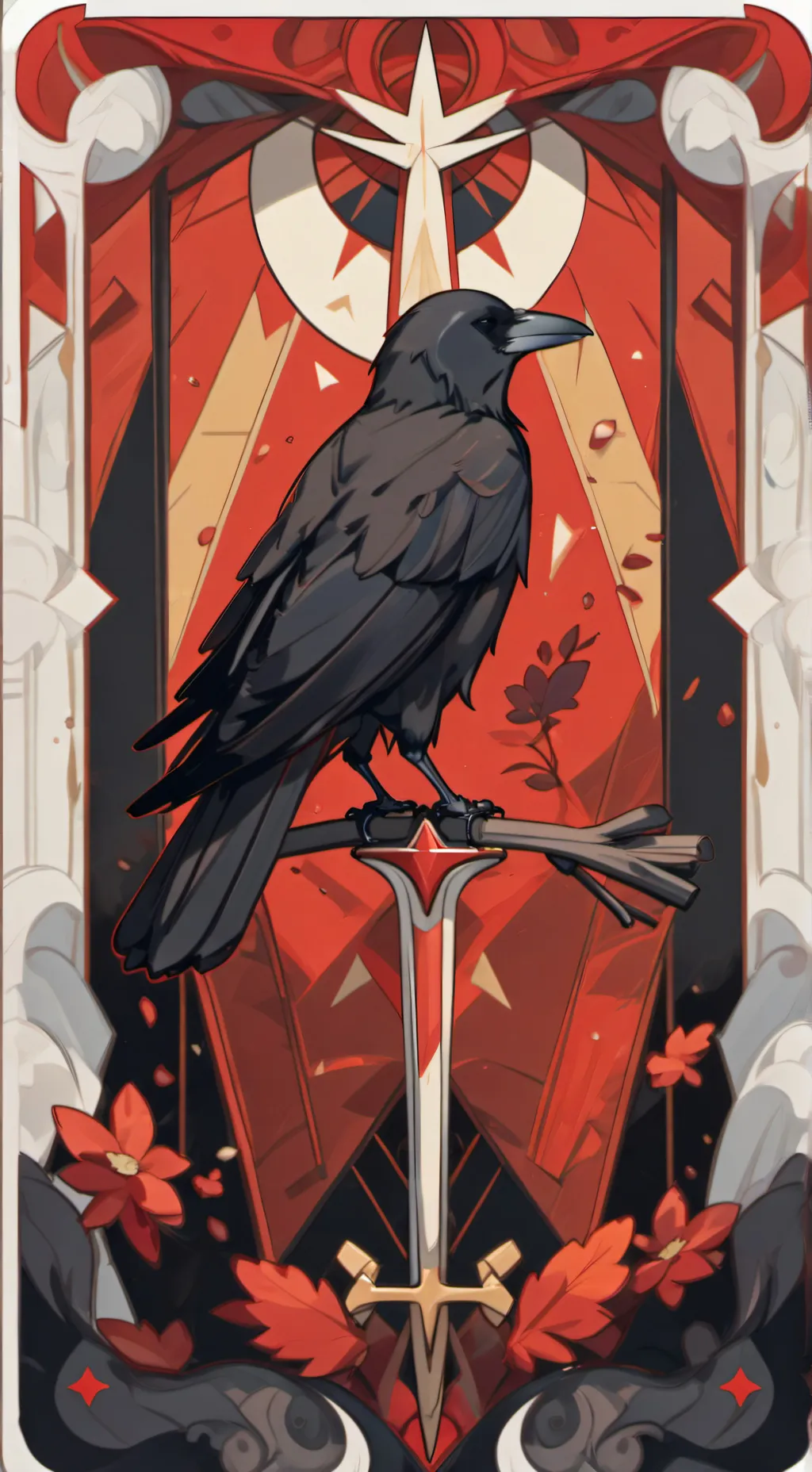 ai character: reaper's pet crow background